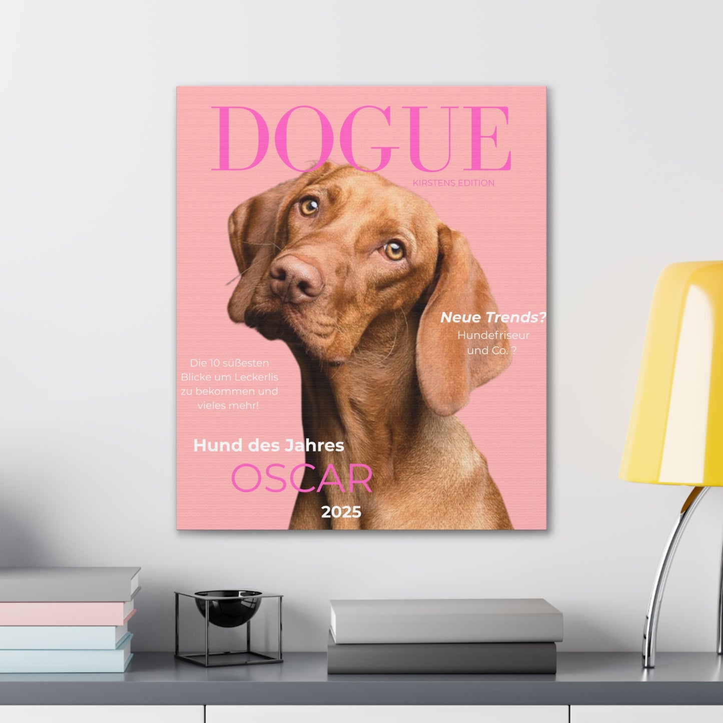 KIRSTENS "DOGUE" Poster zum personalisieren