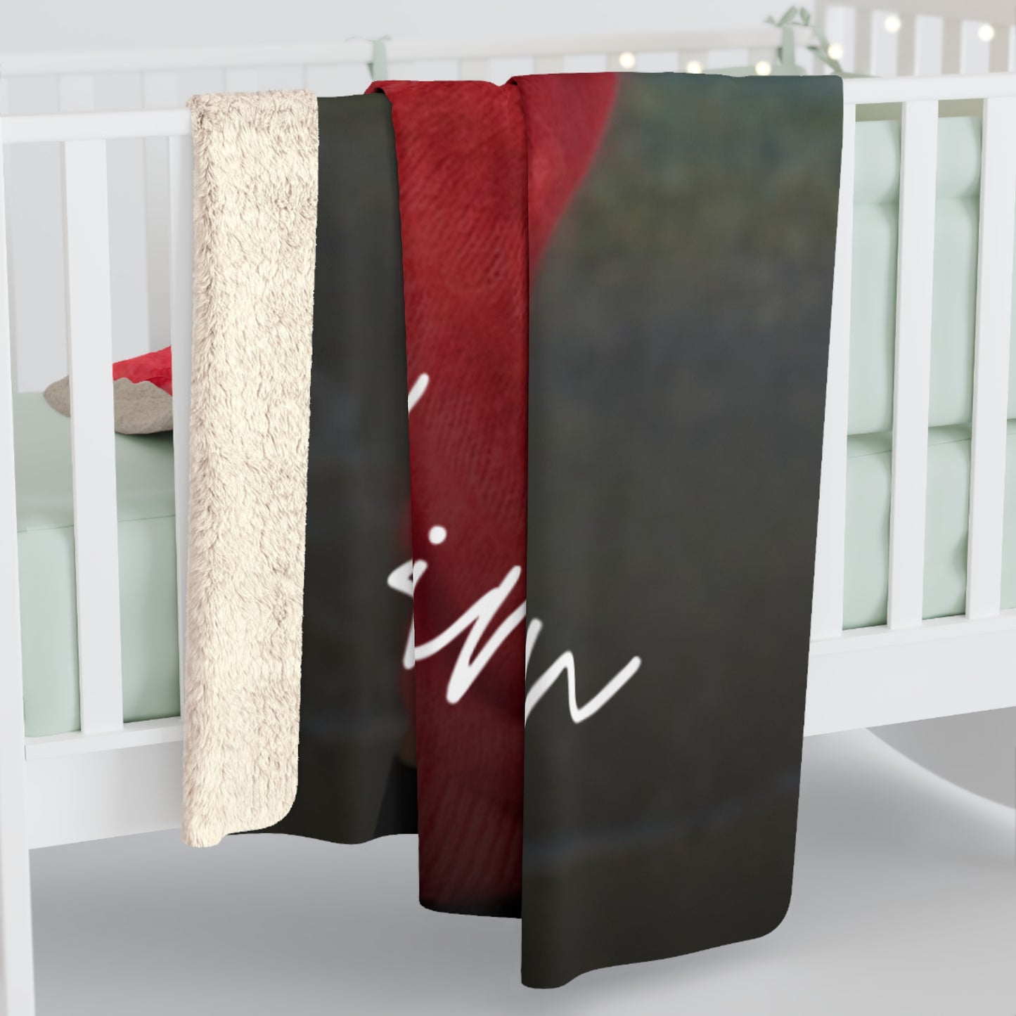 KIRSTEN PERSÖNLICH Decke "DU", lade Dein Bild hoch und wähle Deinen Namen!