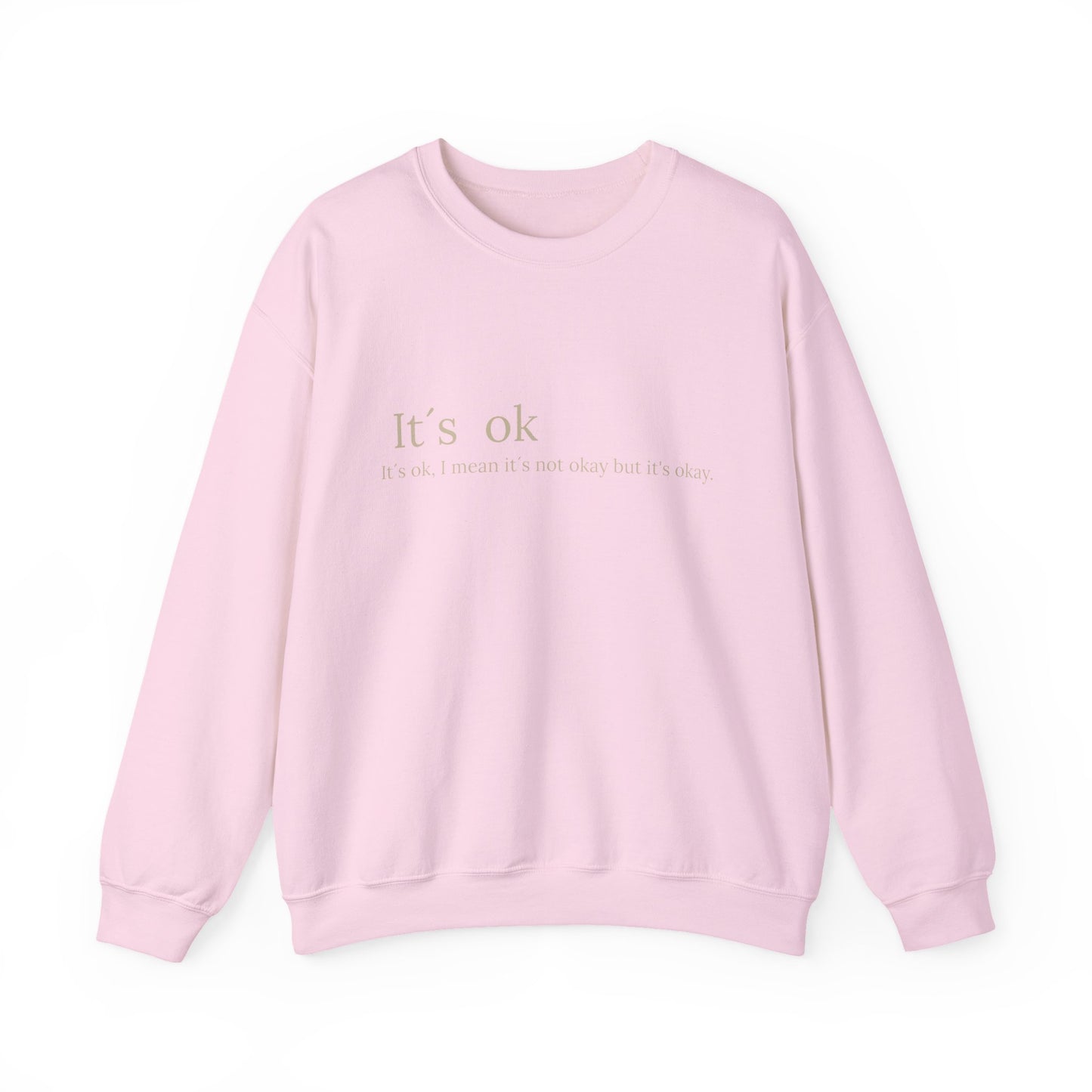 KIRSTEN PERSÖNLICH Sweatshirt "It´s ok"