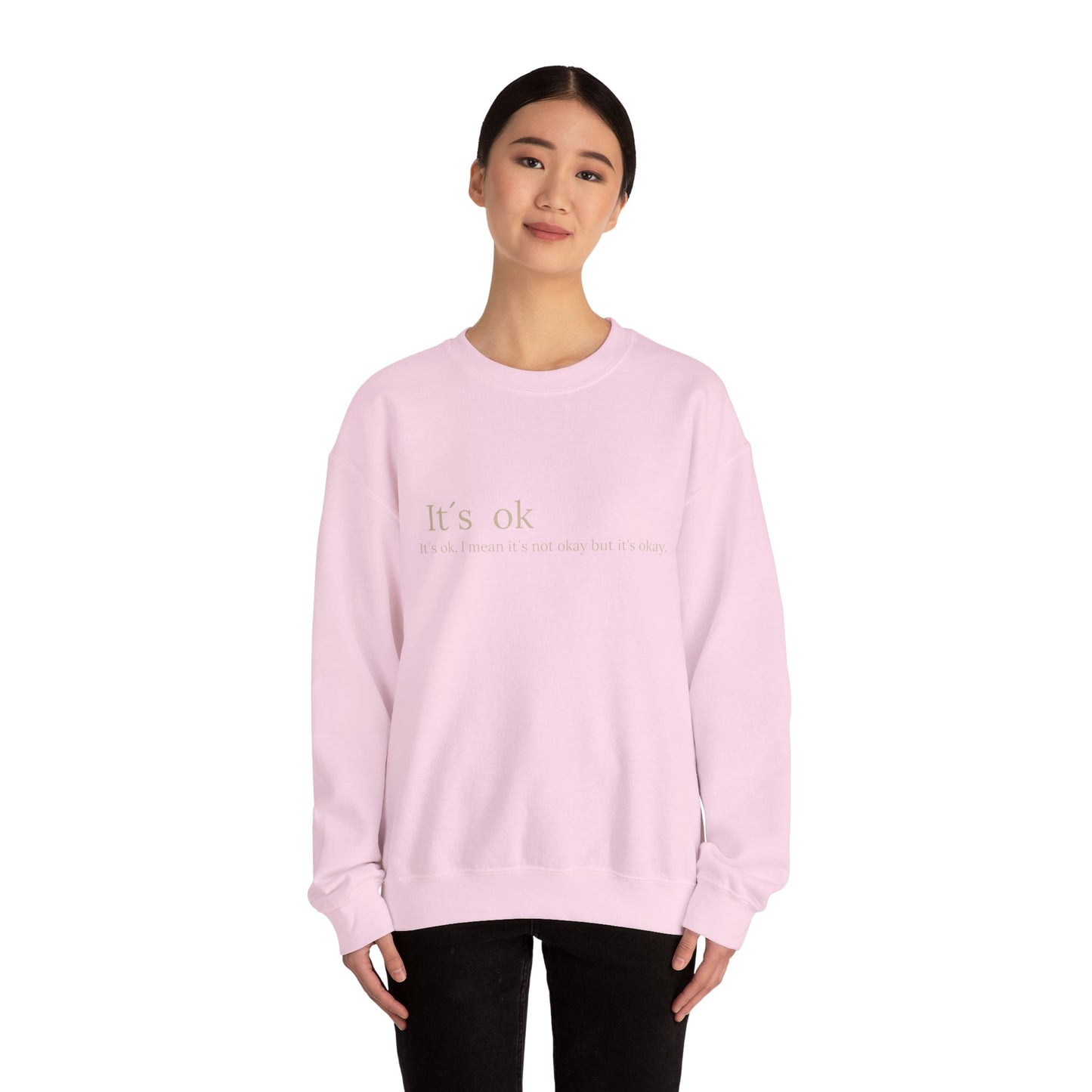KIRSTEN PERSÖNLICH Sweatshirt "It´s ok"