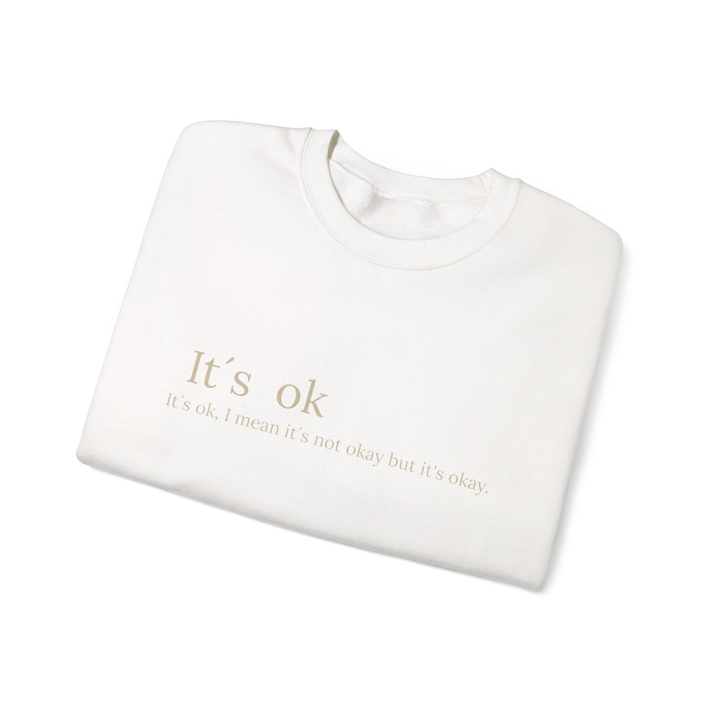 KIRSTEN PERSÖNLICH Sweatshirt "It´s ok"