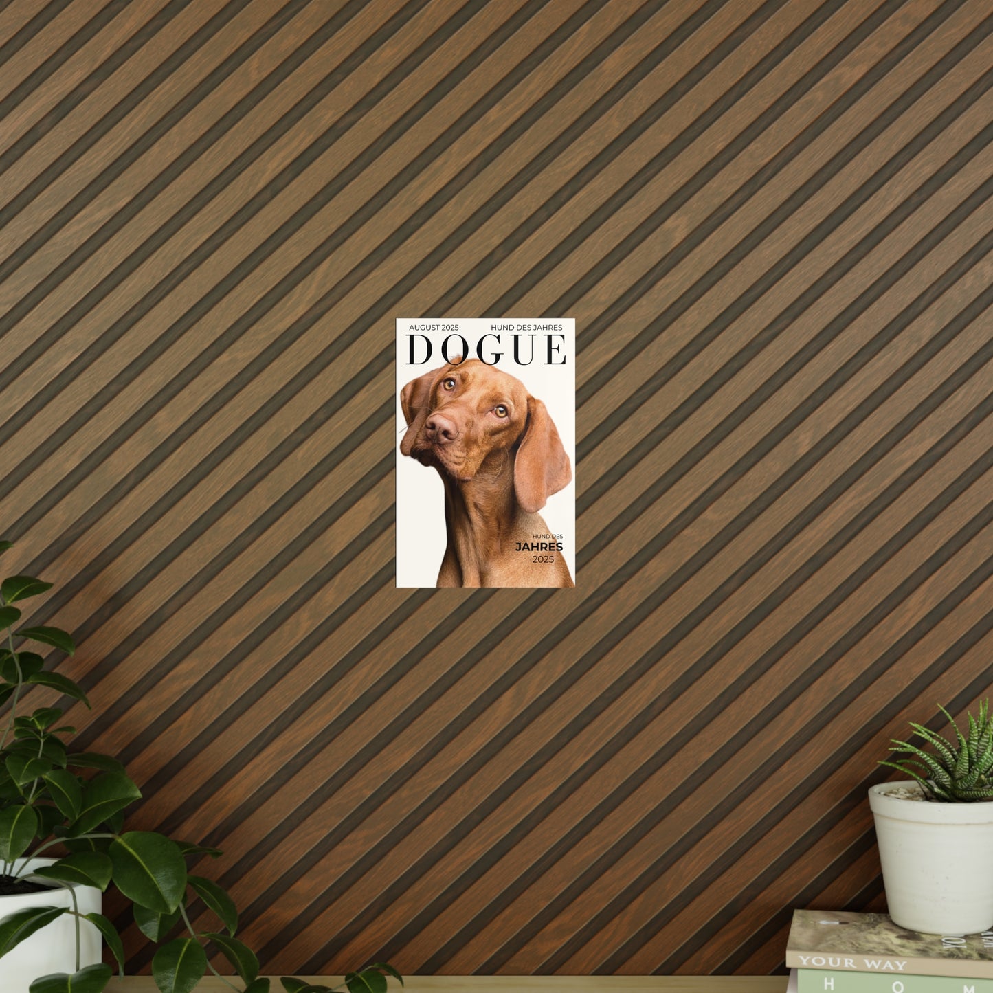 KIRSTENS "DOGUE" Poster zum personalisieren (vertikal & verschiedene Größen)