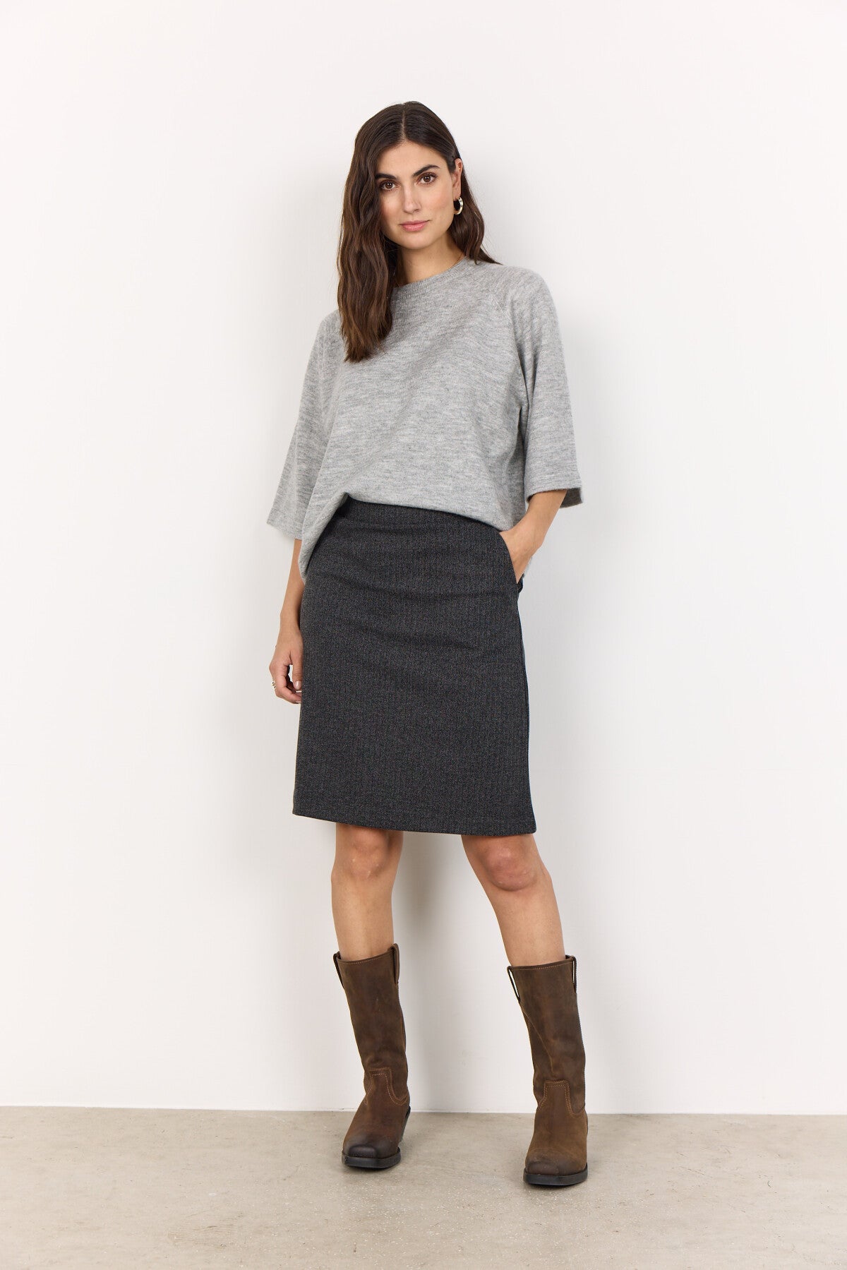 SC-ORLEAN 1 PULLOVER HELLGRAU