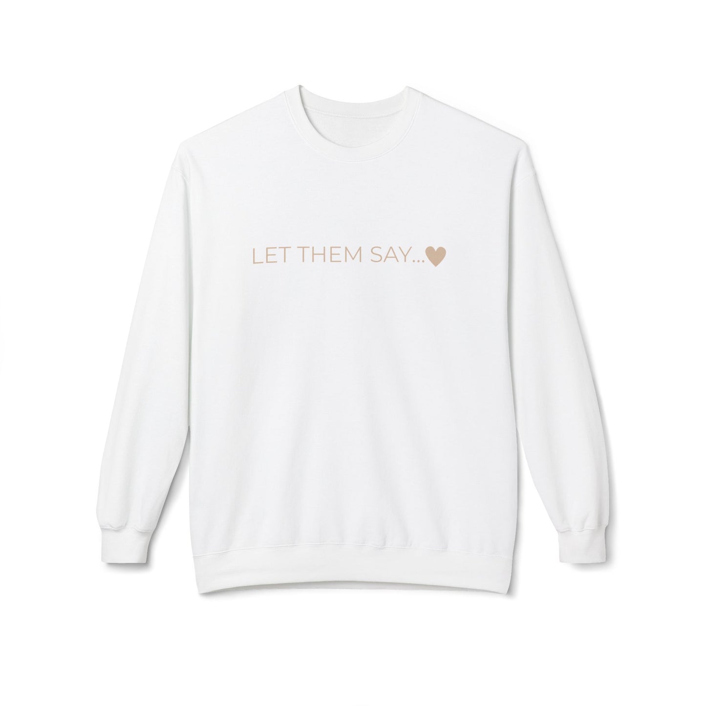 KIRSTEN PERSÖNLICH Sweatshirt "LET THEM SAY"
