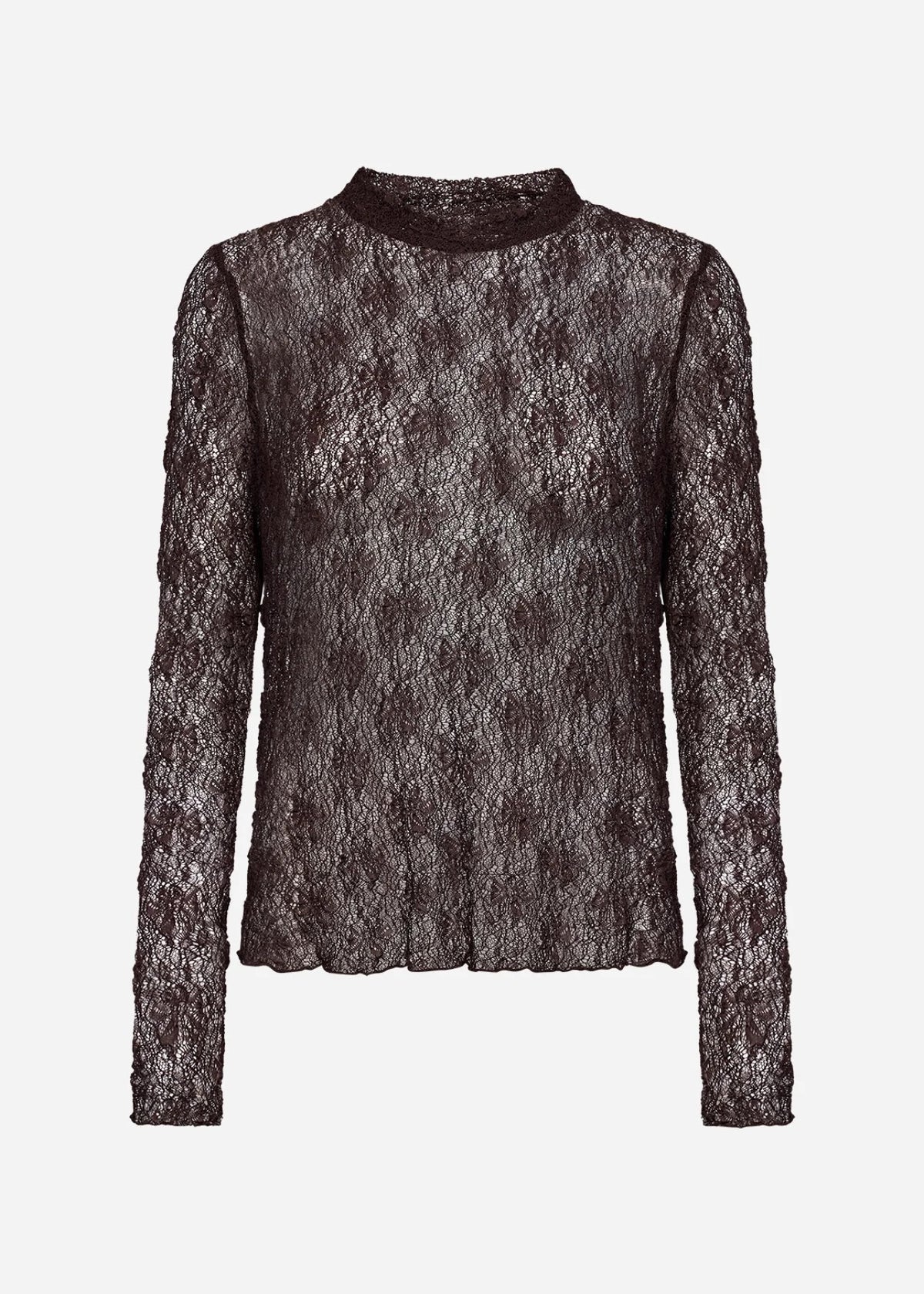 SC-JABINA 1 BLUSE - DUNKLE PFLAUME