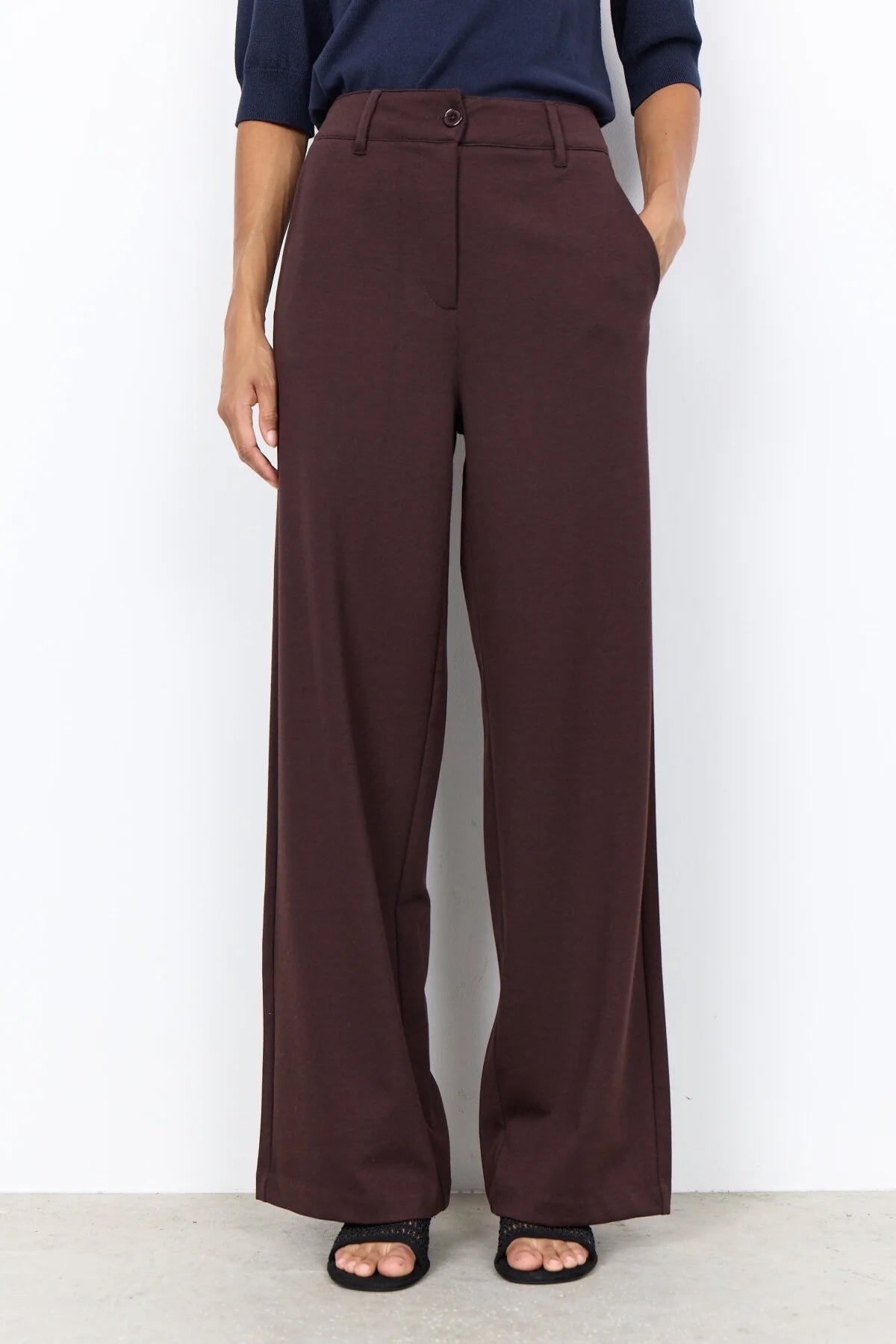 SC-DANIELA 9 HOSE DUNKLE PFLAUME
