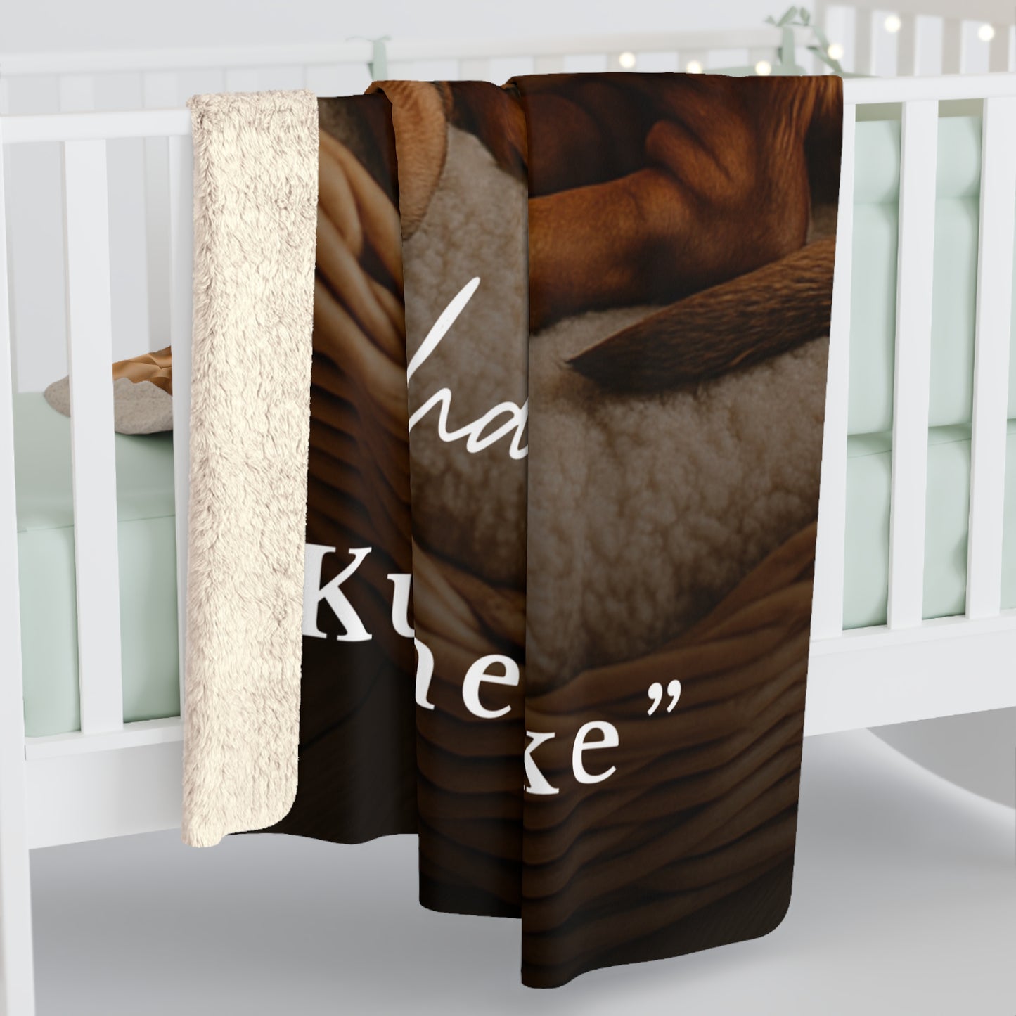 KIRSTEN PERSÖNLICH Decke "Kuscheldecke", lade Dein Bild hoch und trage Deinen Namen ein!