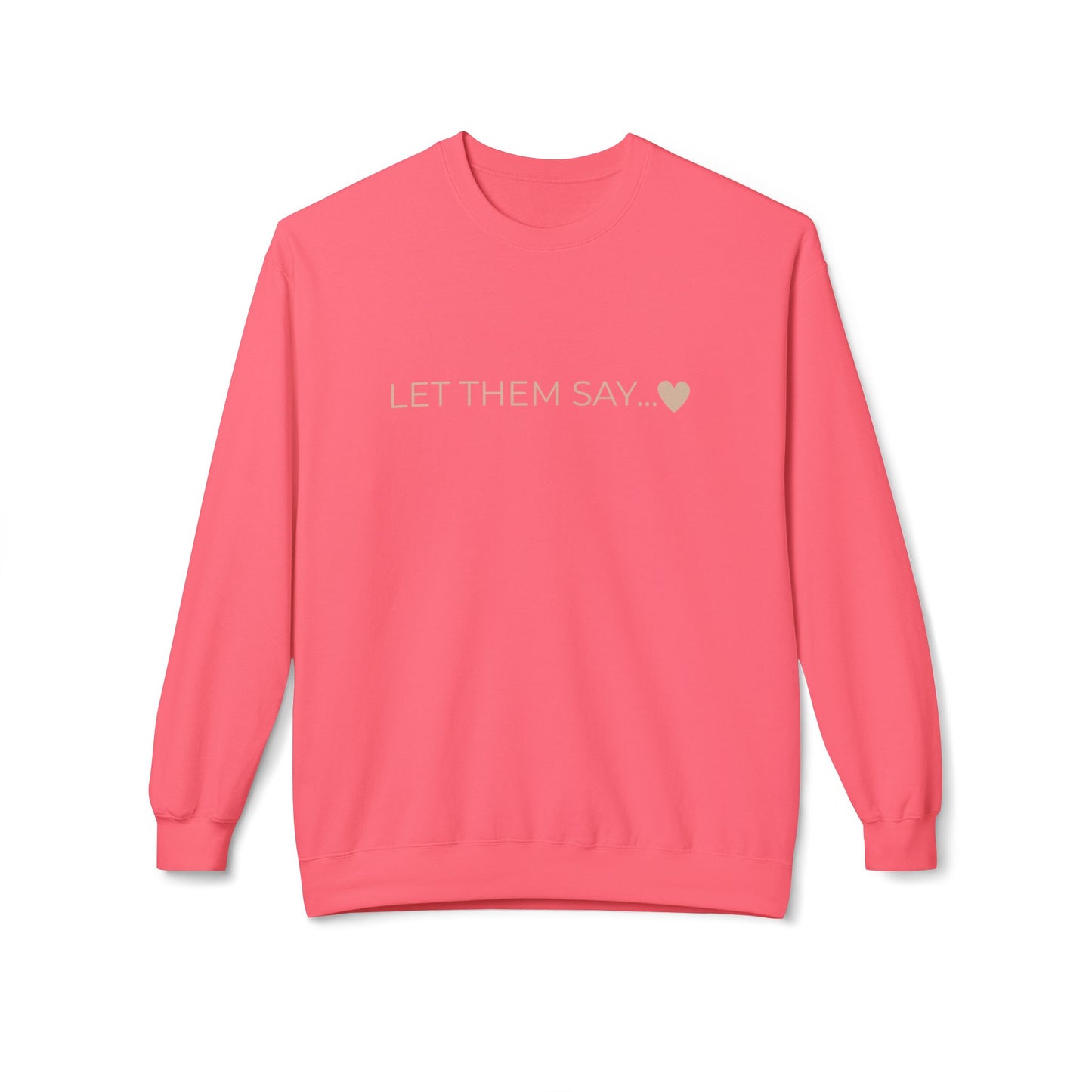 KIRSTEN PERSÖNLICH Sweatshirt "LET THEM SAY"