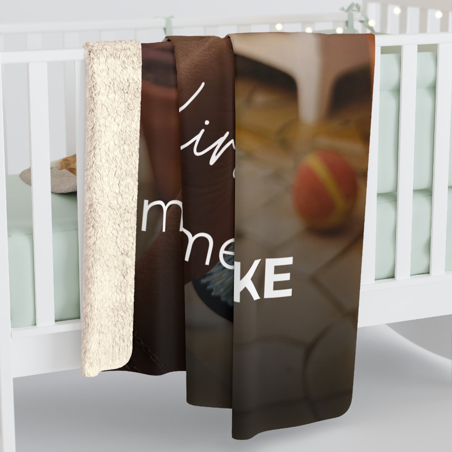 KIRSTEN PERSÖNLICH Decke "me time", lade Dein Bild und Deinen Namen hoch!