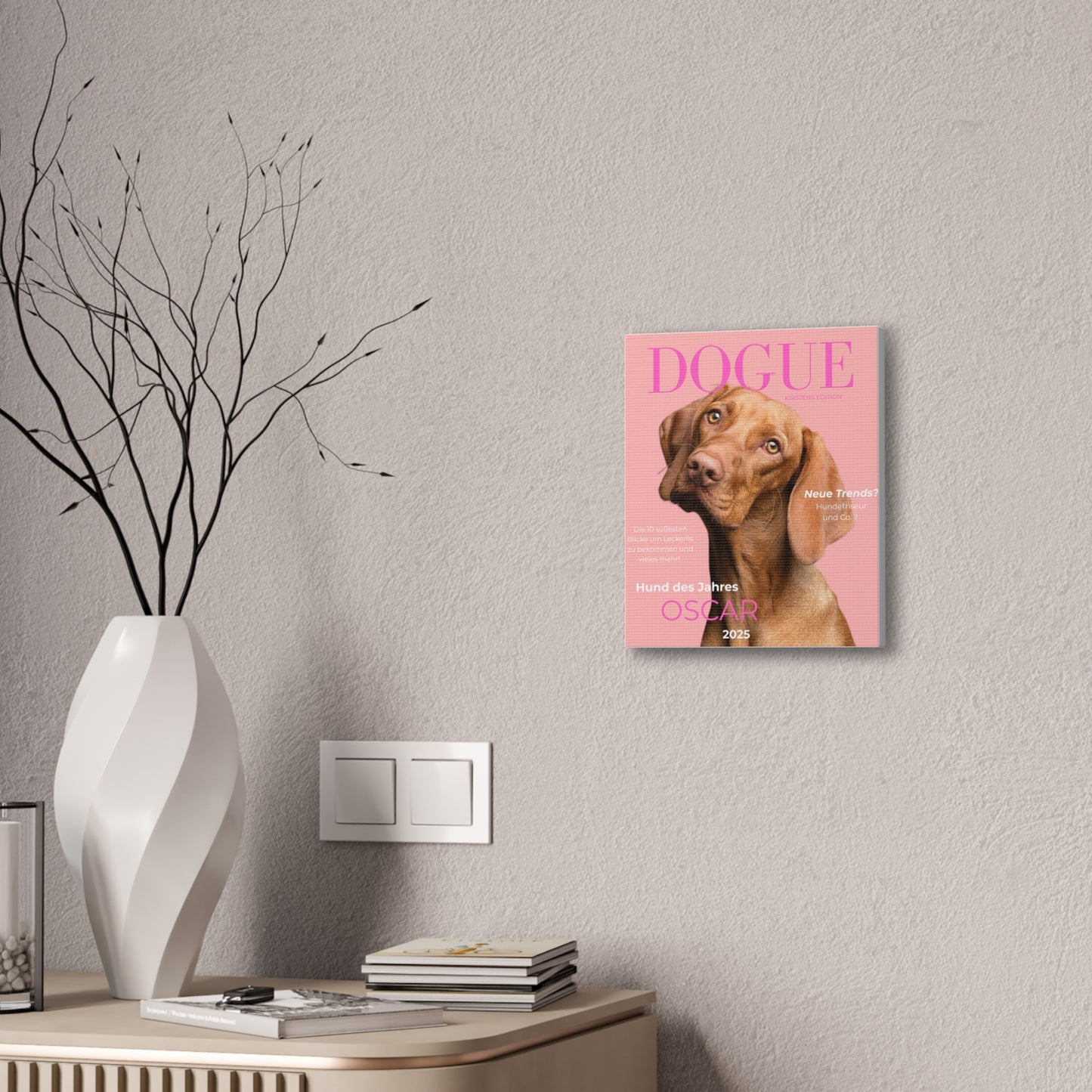 KIRSTENS "DOGUE" Poster zum personalisieren