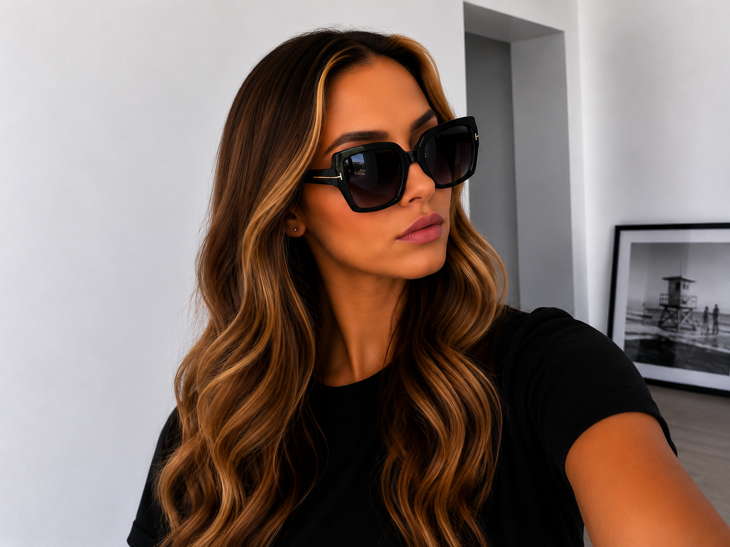 Sonnenbrille - Milano Black