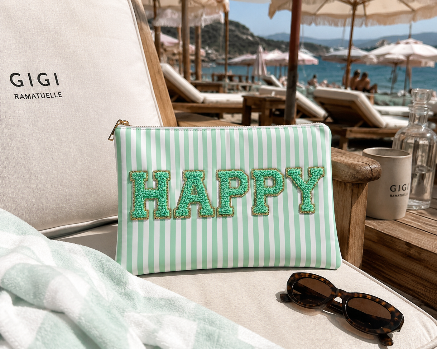 Kosmetiktasche - Mint Happy