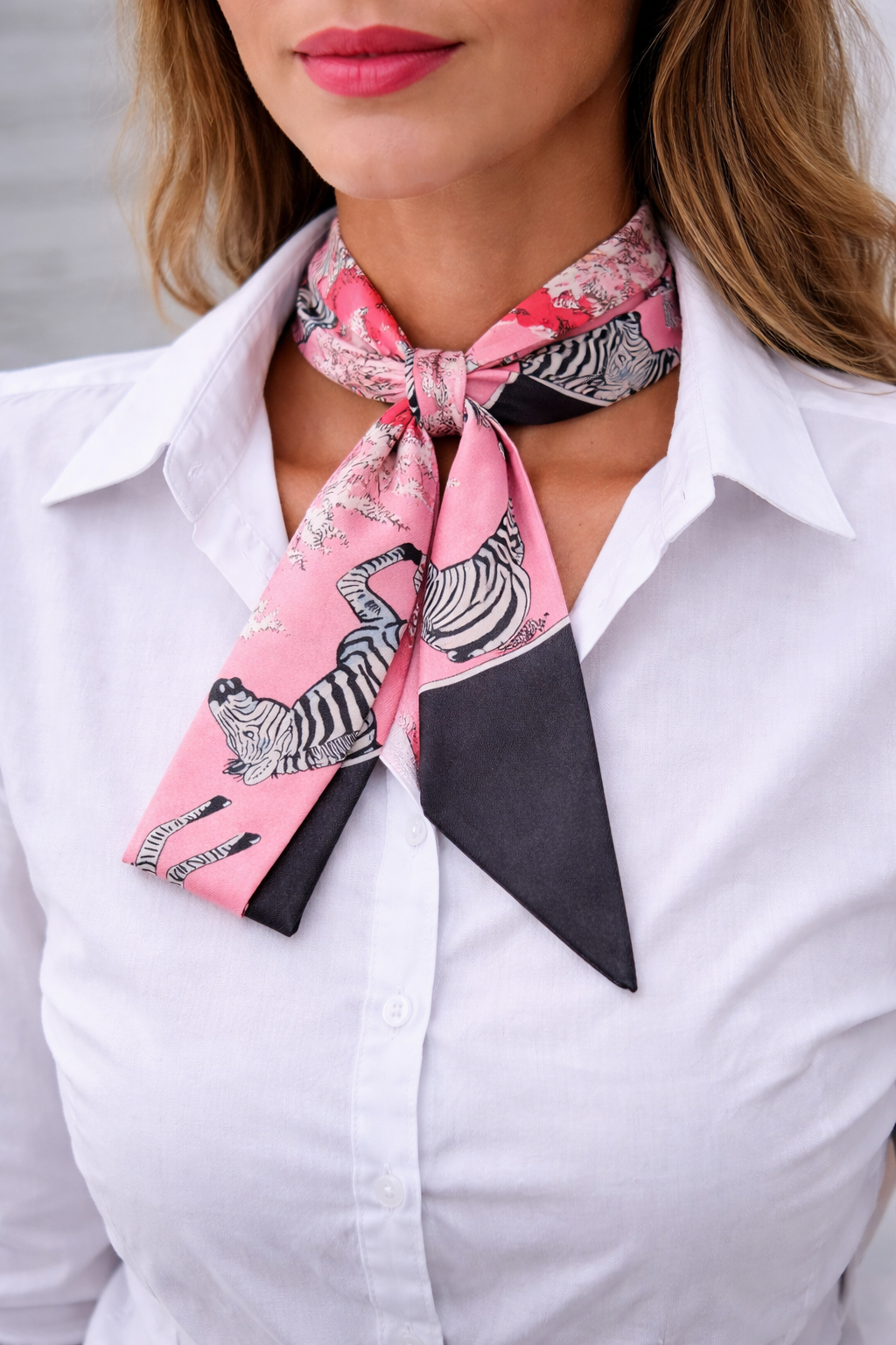 Twilly Halstuch „Zebra Chic“