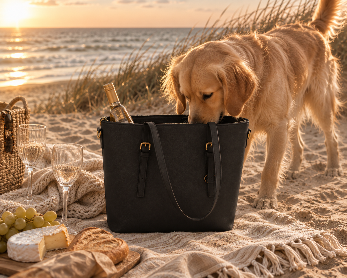 Shopper "City Chic" - Black / Small