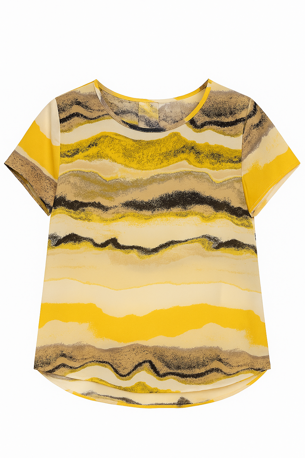 Soyaconcept Kurz-Arm Bluse YELLOW