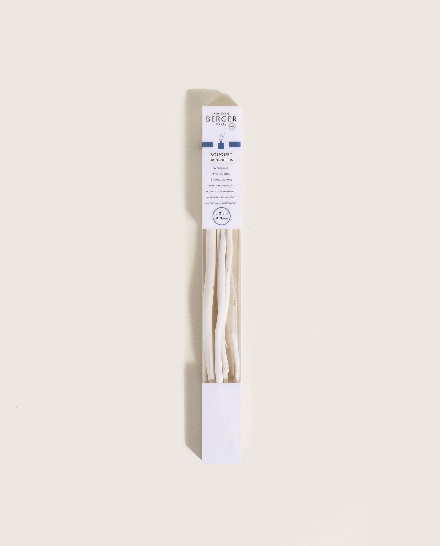 Ersatzstäbchen 24 cm aus Weidenholz für Raumduft Diffuser 6 Stück