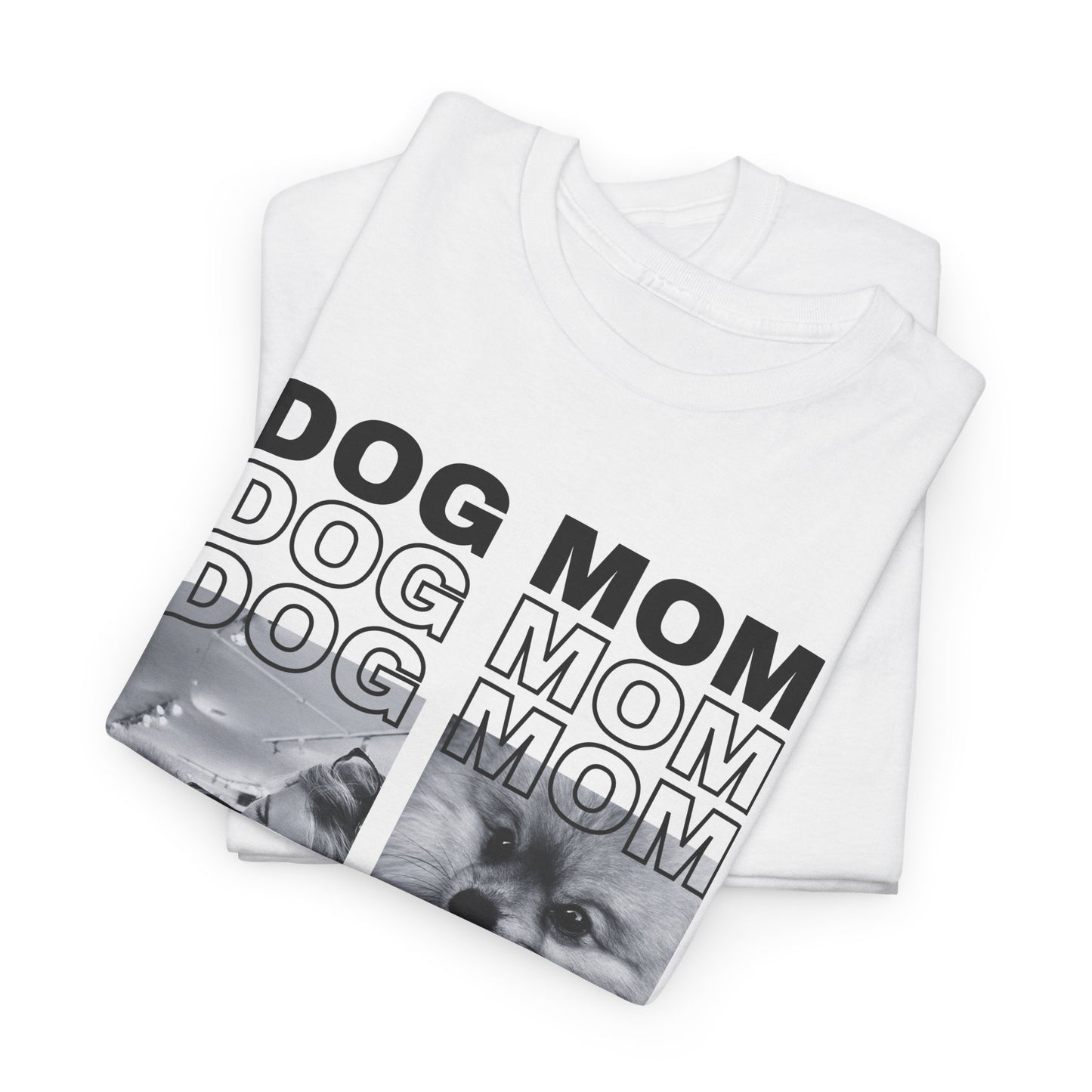 Stylisches Shirt "DOG MOM" Personalisierbar