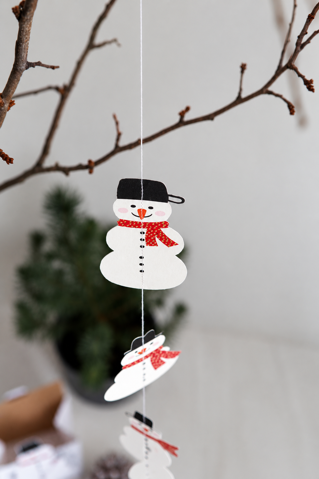 Winter Freundekette - Schneemann