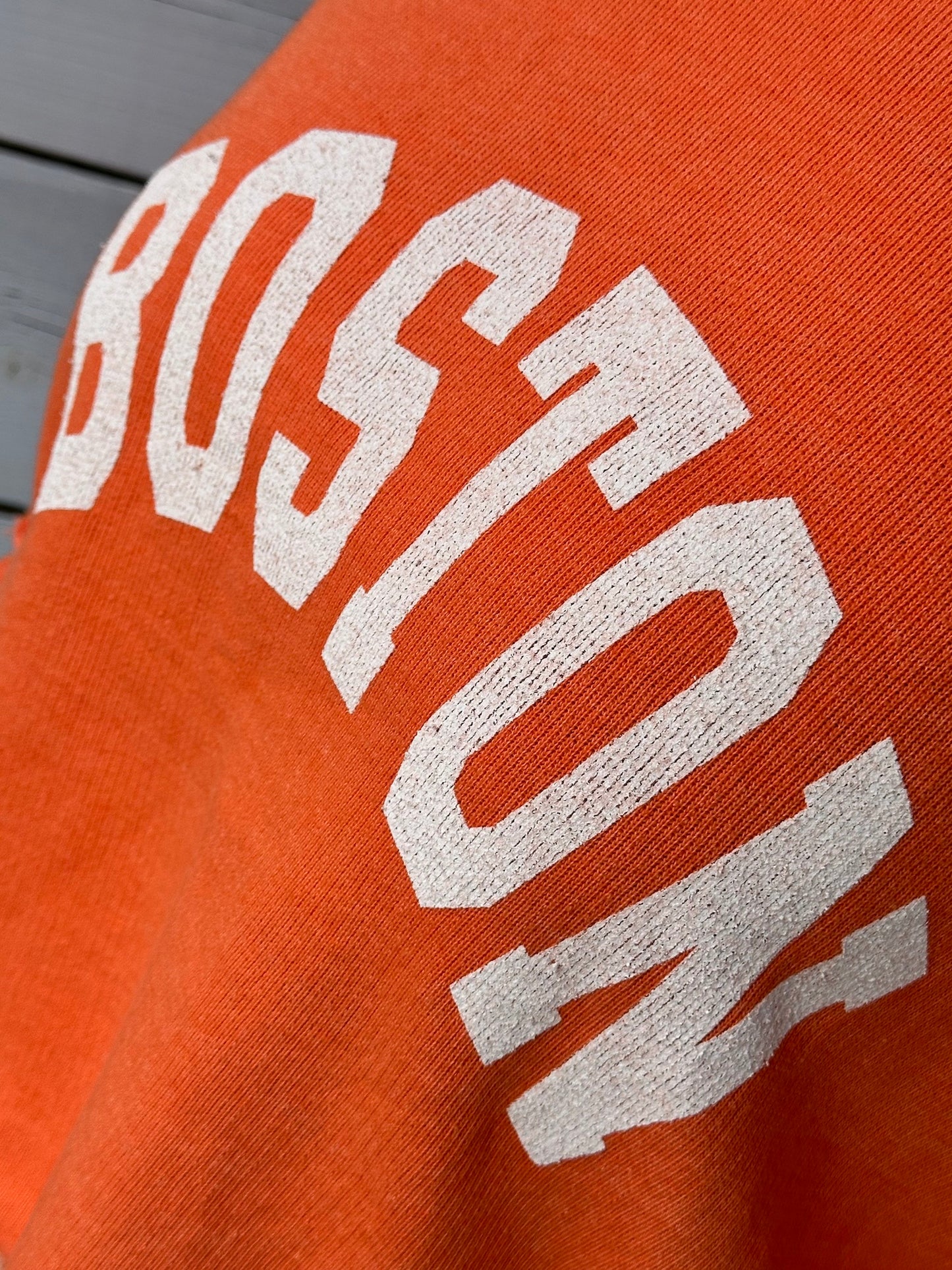 Cropped Sweater "BOSTON" in Sunny Orange