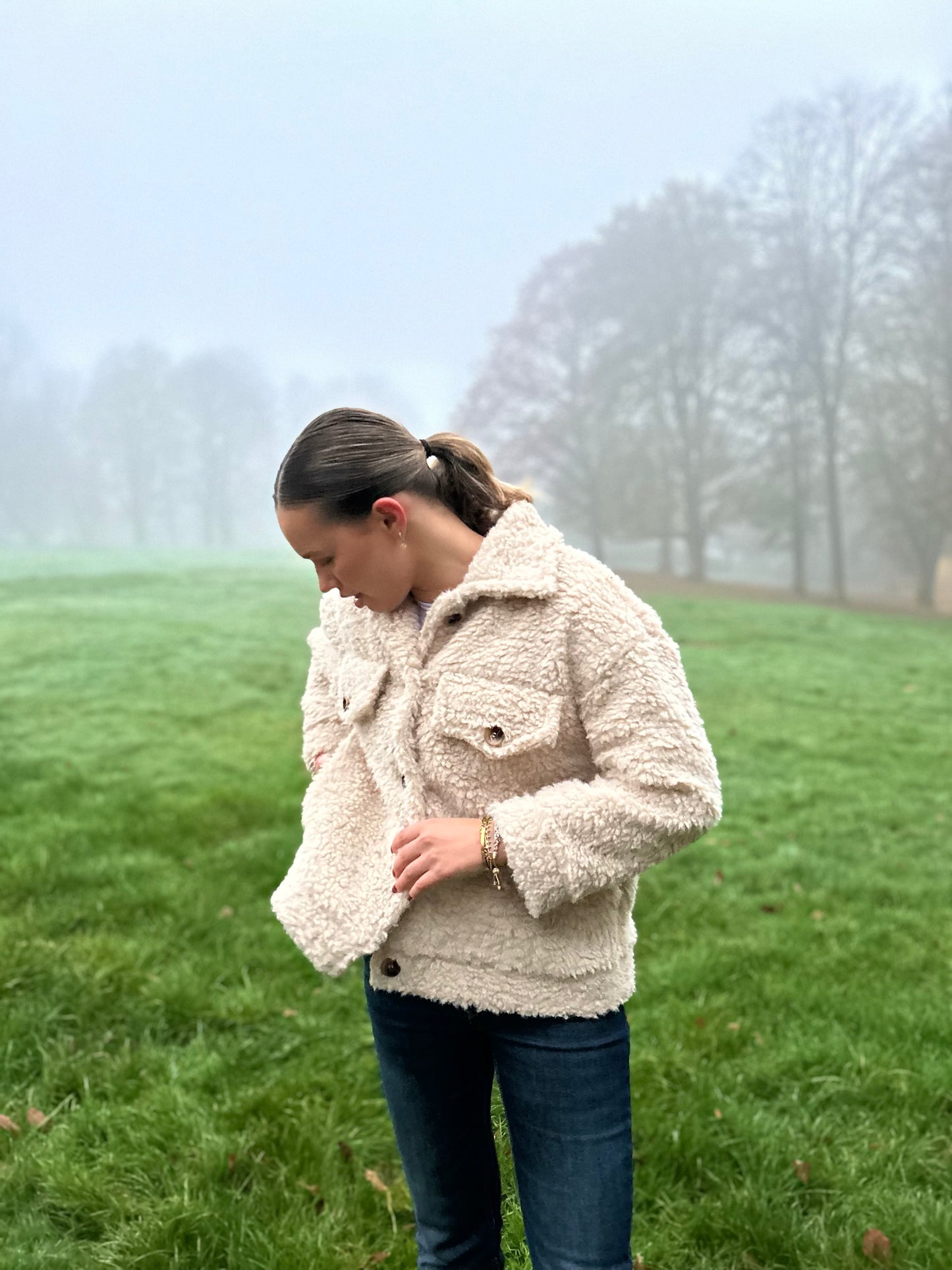 Zuckersüße Onesize TEDDY Kuscheljacke