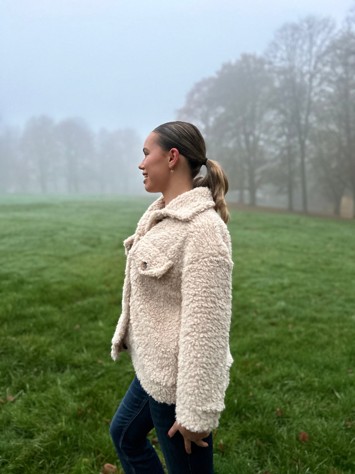 Zuckersüße Onesize TEDDY Kuscheljacke