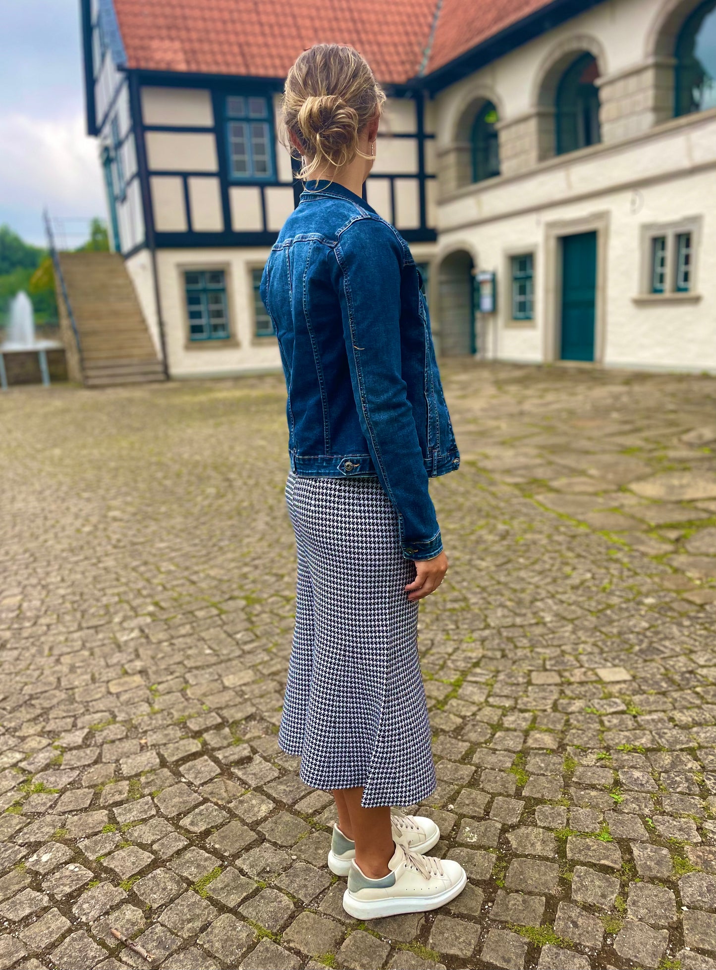 Süßer Lieblingsrock in Weiss/Schwarz