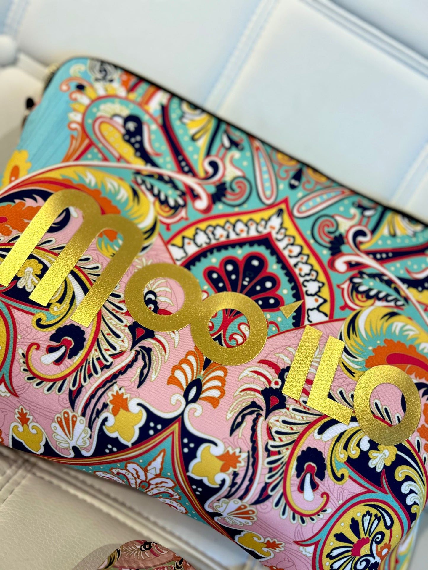 MOO ILO FLIPPIS & Neopren Tasche PAISLEY C