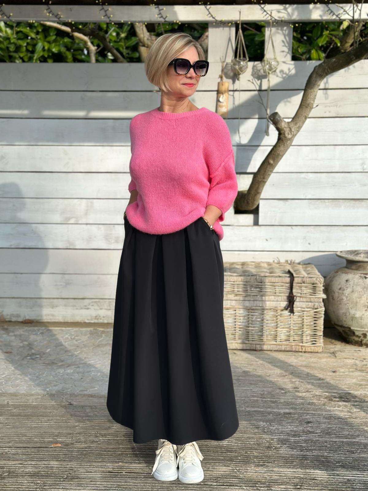 Stylischer Onesize Rock in Schwarz