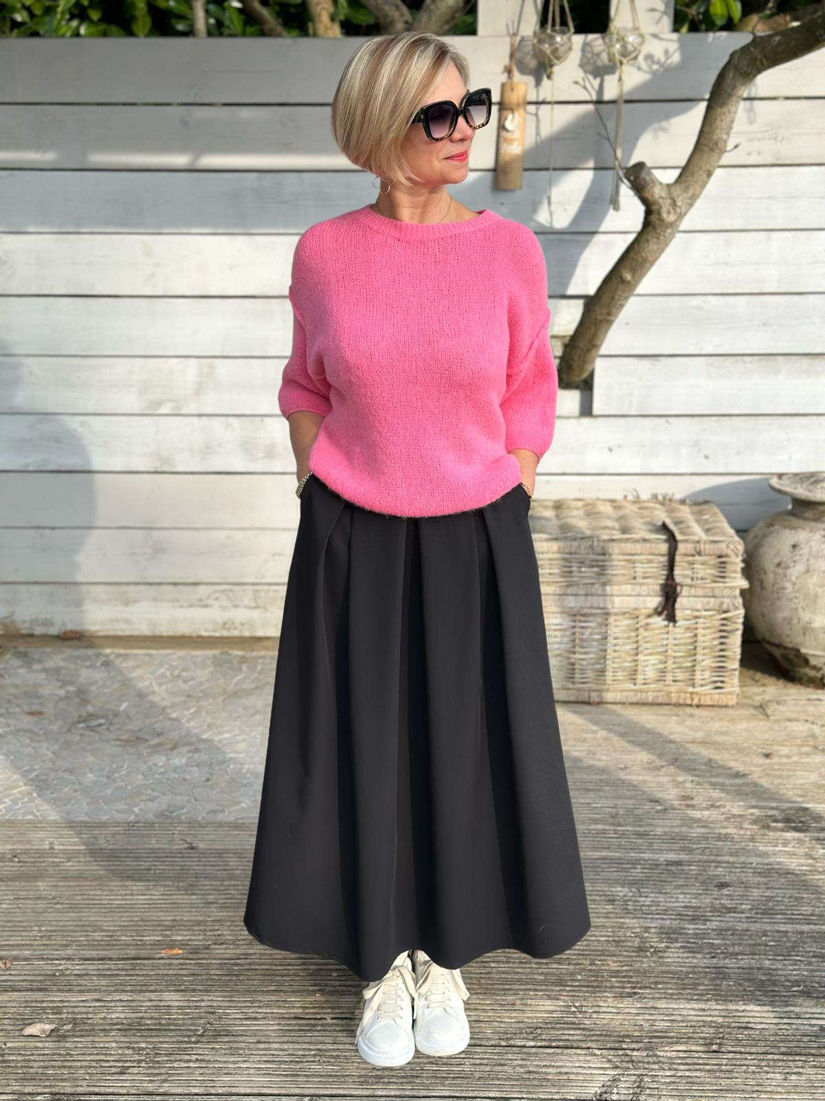 Stylischer Onesize Rock in Schwarz