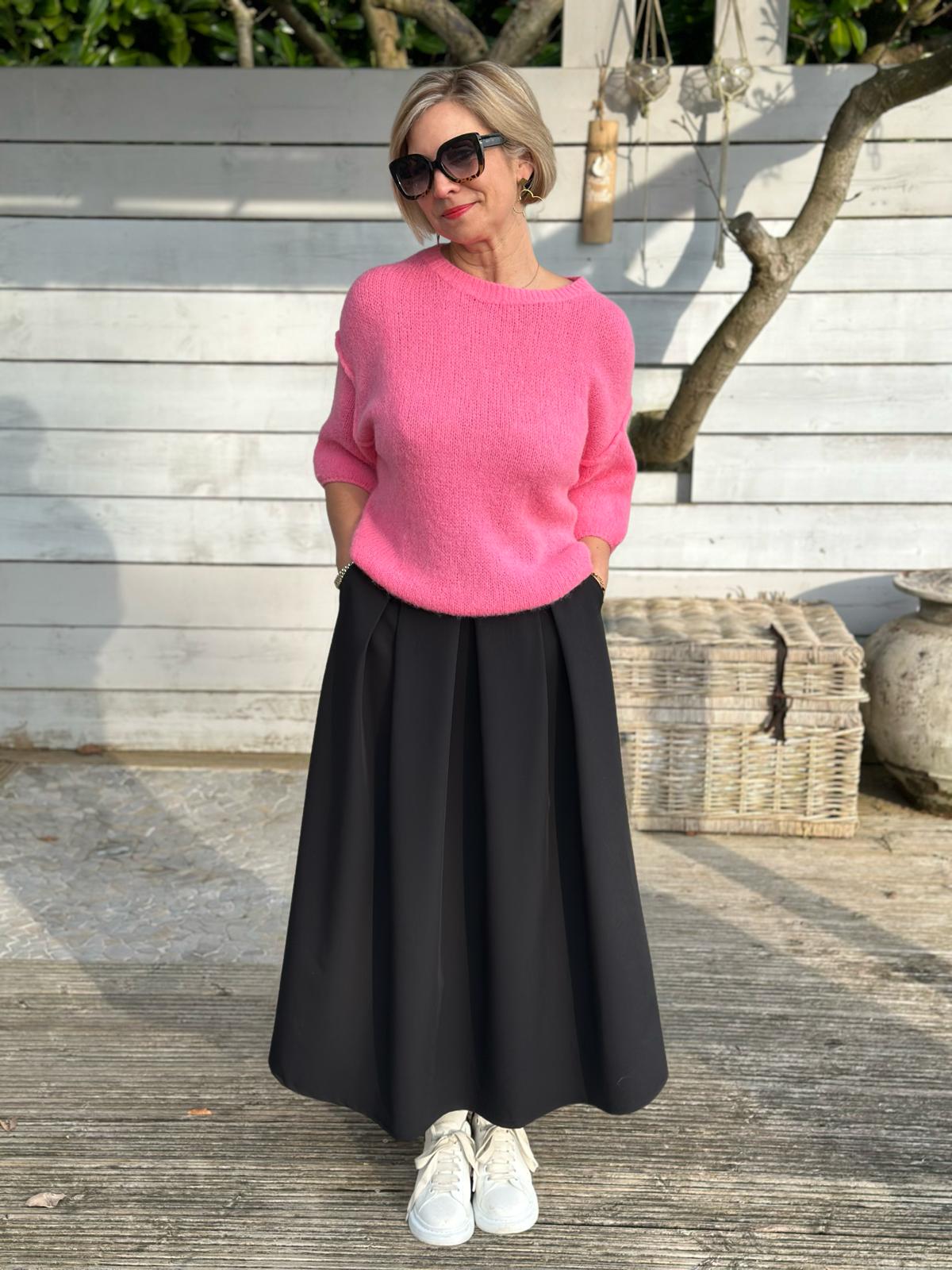 Stylischer Onesize Rock in Schwarz