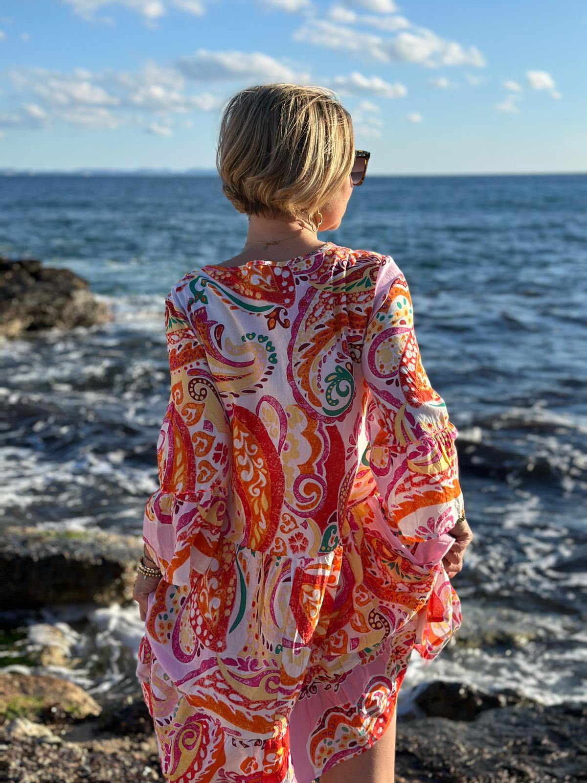 Zuckersüßes Tunikakleid "Lino" PAISLEY COLOURS