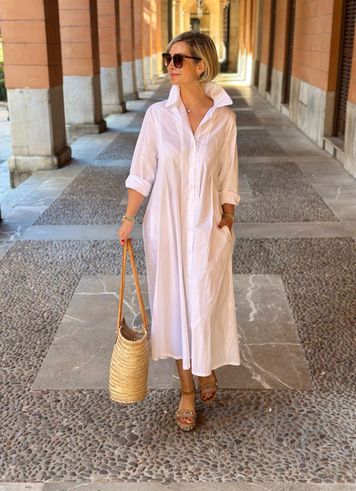 Sommerkleid "Zoé" CLASSIC WHITE