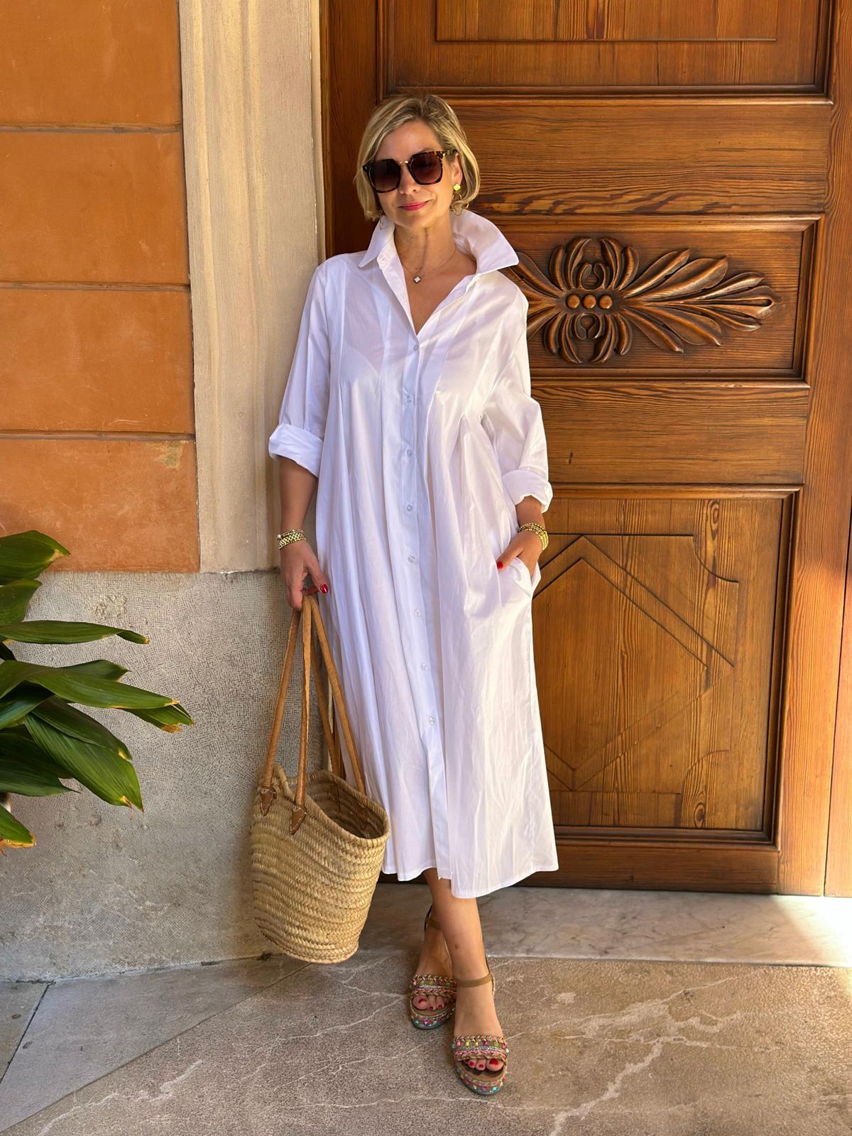 Sommerkleid "Zoé" CLASSIC WHITE