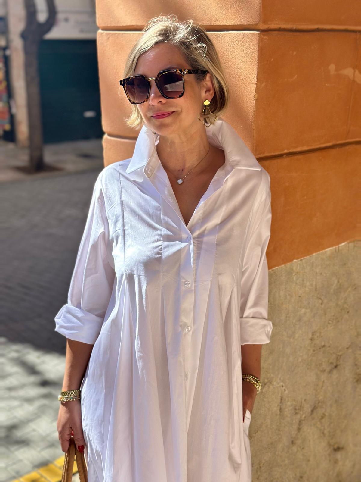 Sommerkleid "Zoé" CLASSIC WHITE