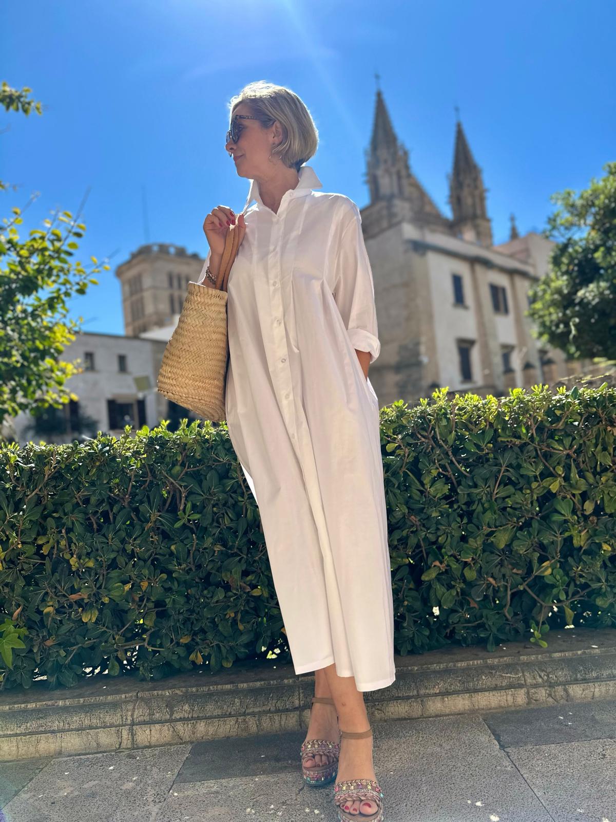 Sommerkleid "Zoé" CLASSIC WHITE