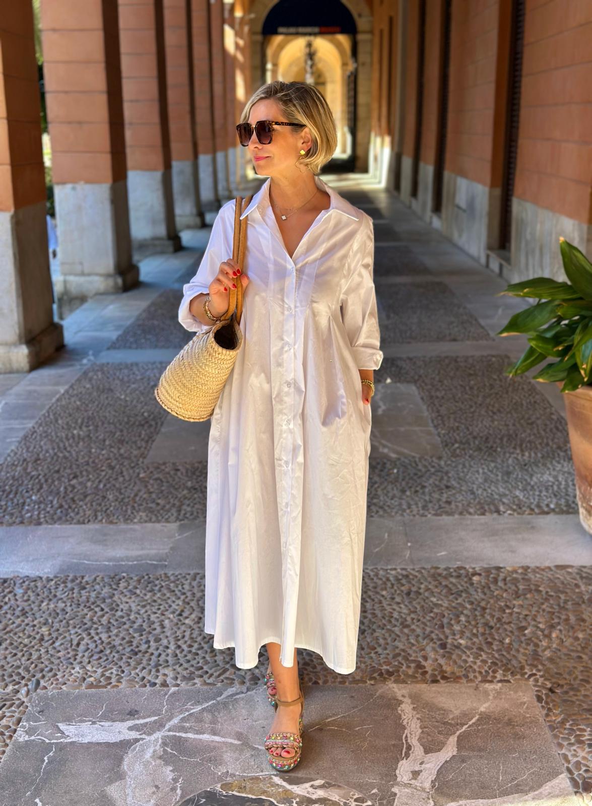 Sommerkleid "Zoé" CLASSIC WHITE