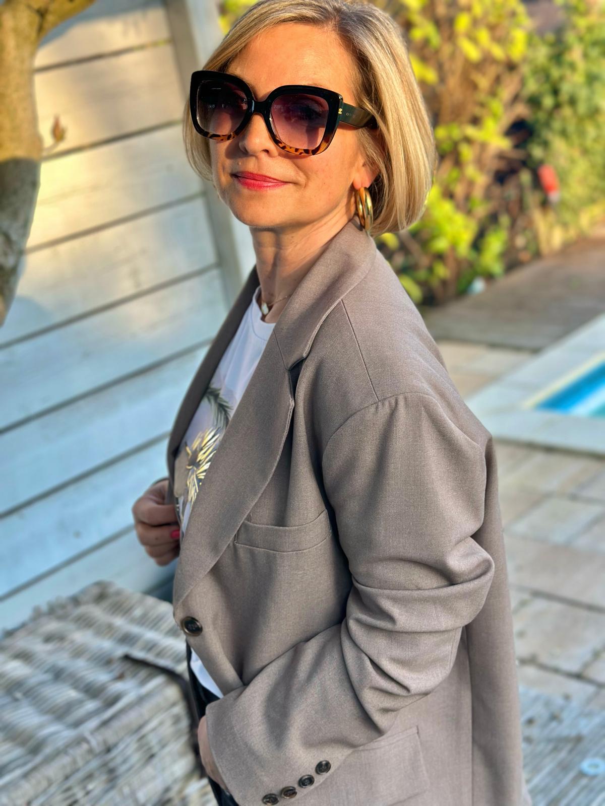 Stylische Blazer "Ginevra" in CLASSY BROWN