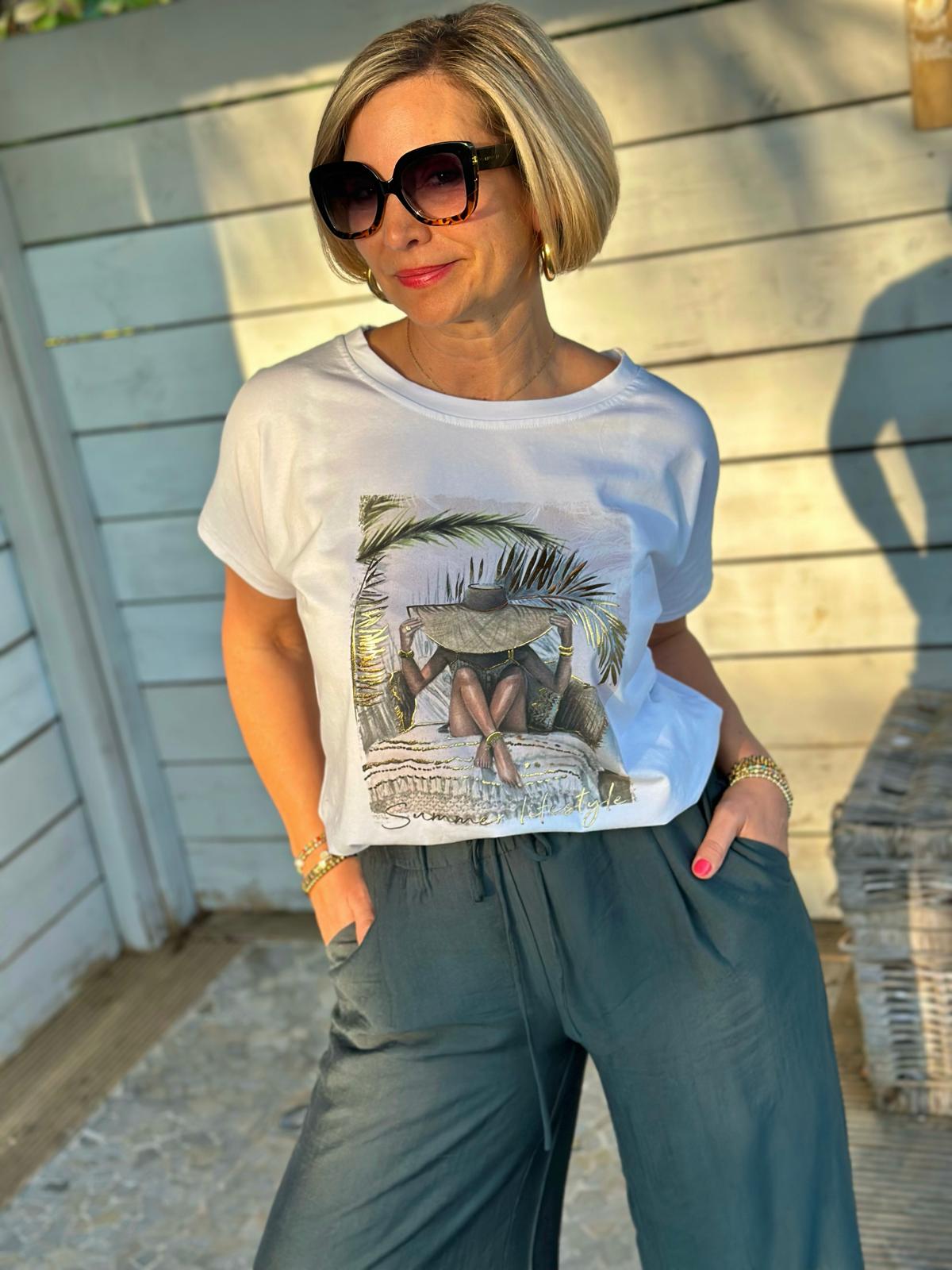 Onesize Sommershirt "SUMMER GIRL"