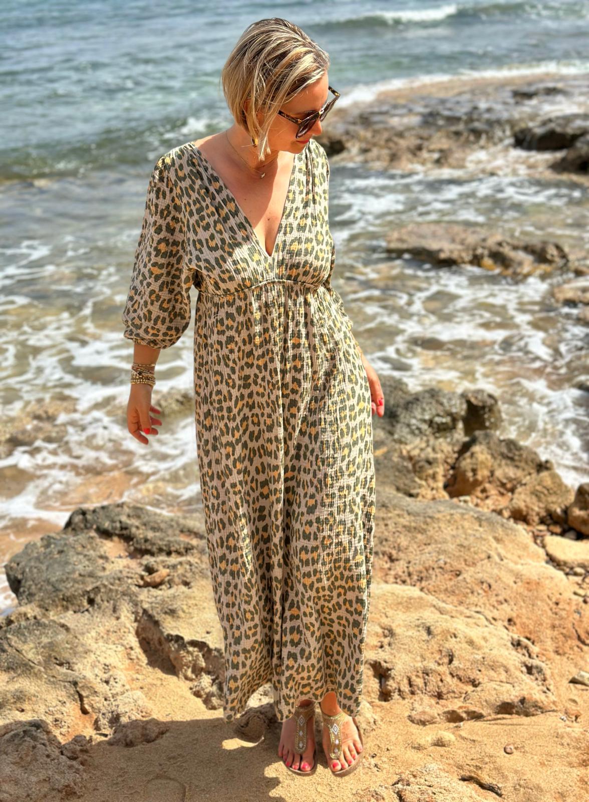 Lieblings "LEO" Kleid in OLIV SAND