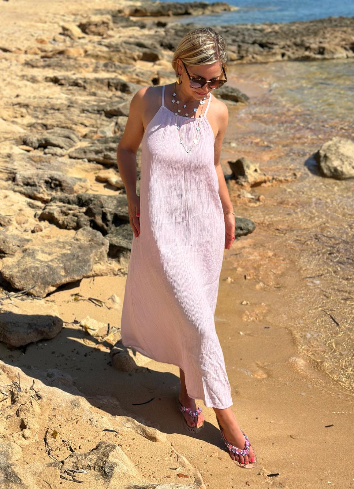 Süßes Onesize Trägerkleid "Camilla" in Rosé