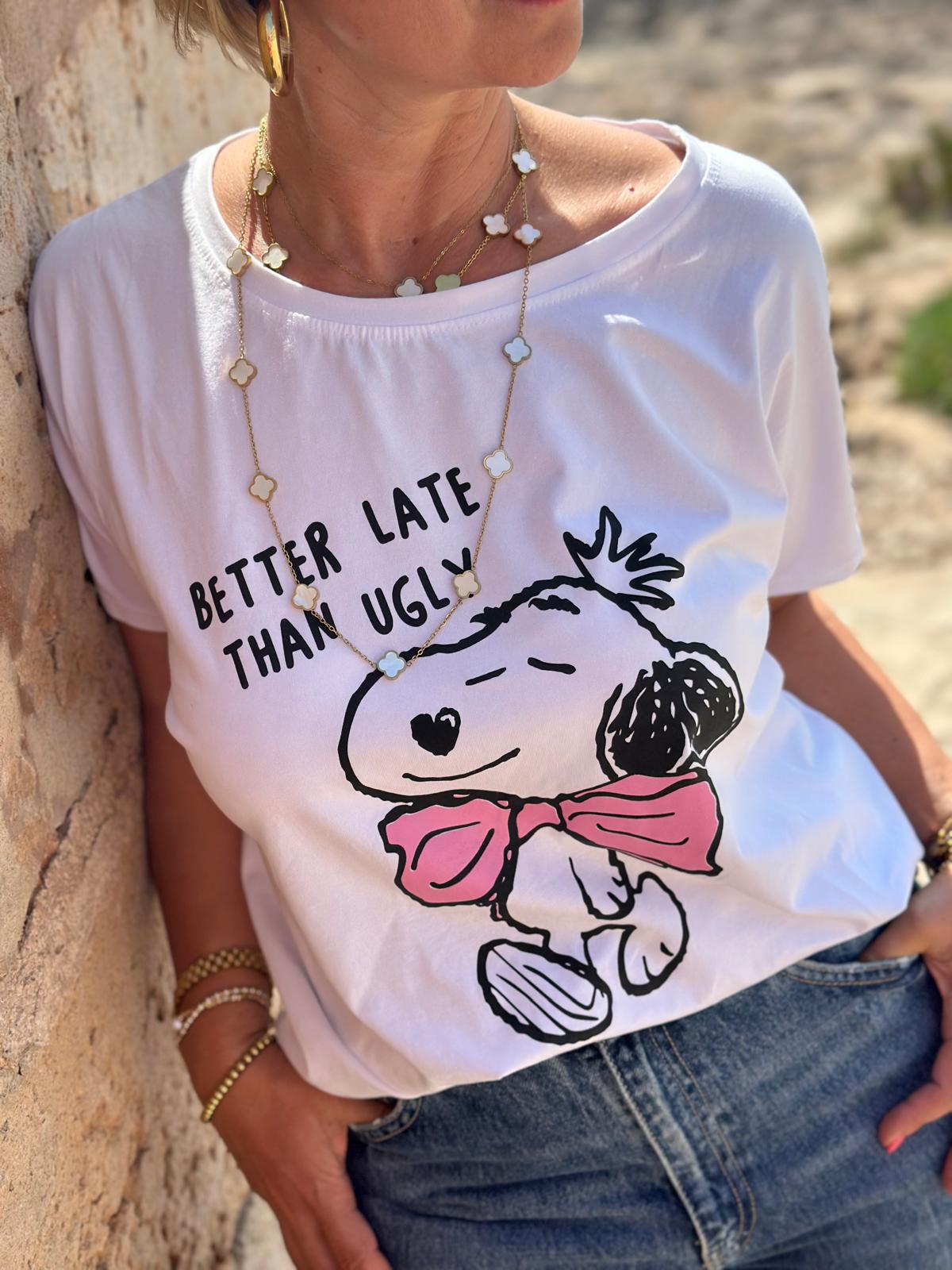 Zuckersüßes SNOOPY Shirt in Weiß