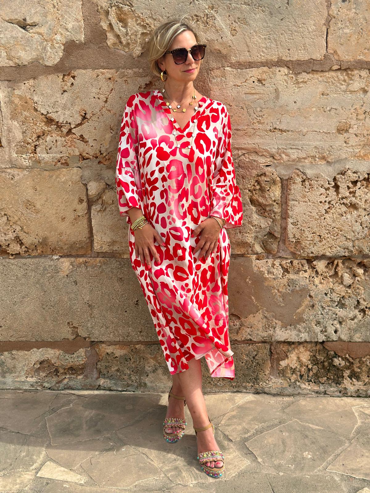 LOVELY LEO Kleid in POPPY RED