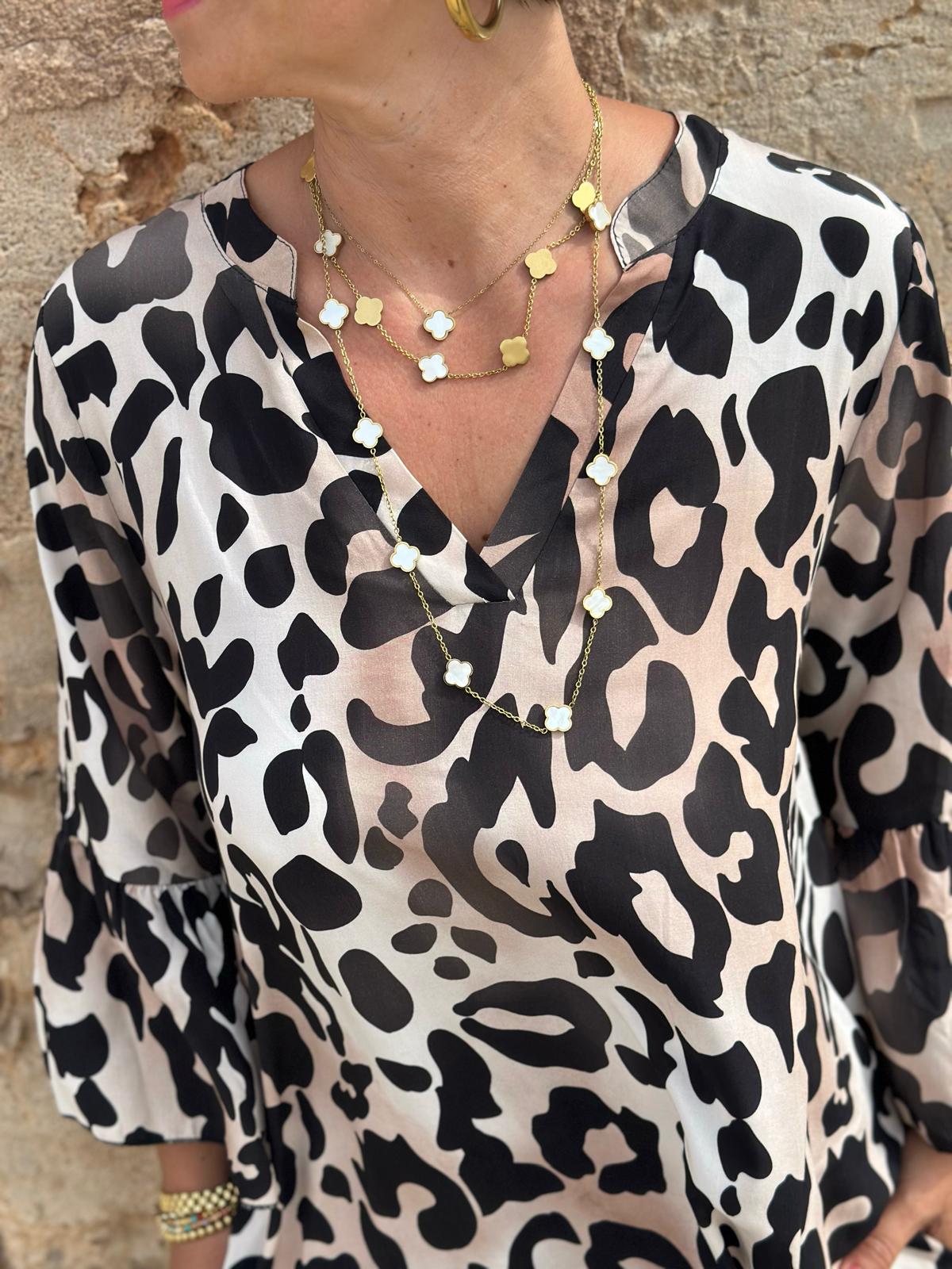 LOVELY LEO Kleid in DARK SAND