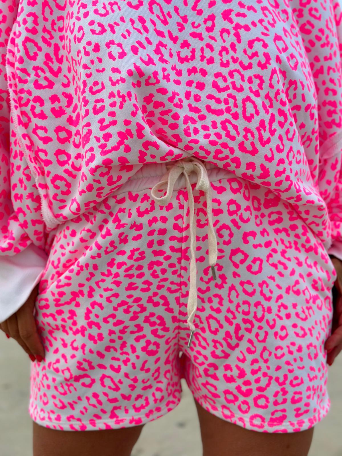 LEO LOVE Sweatshirt in PINKY