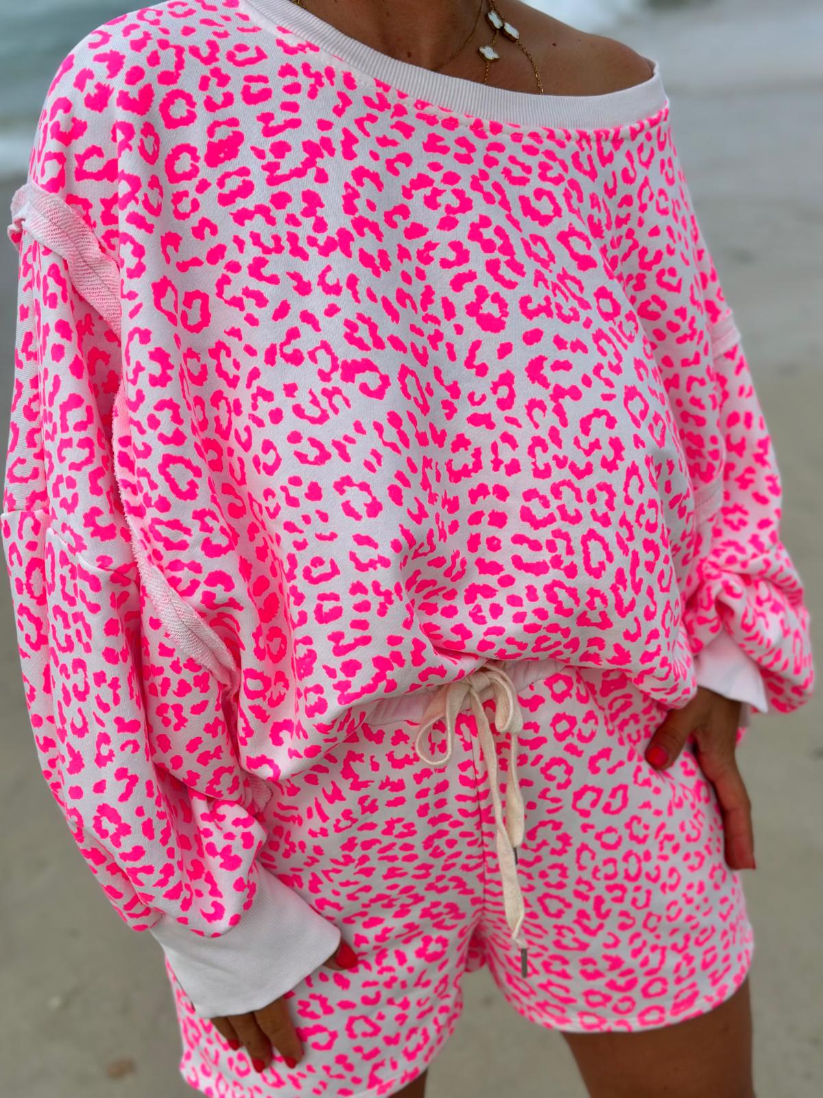 LEO LOVE Sweat-Pants in PINKY