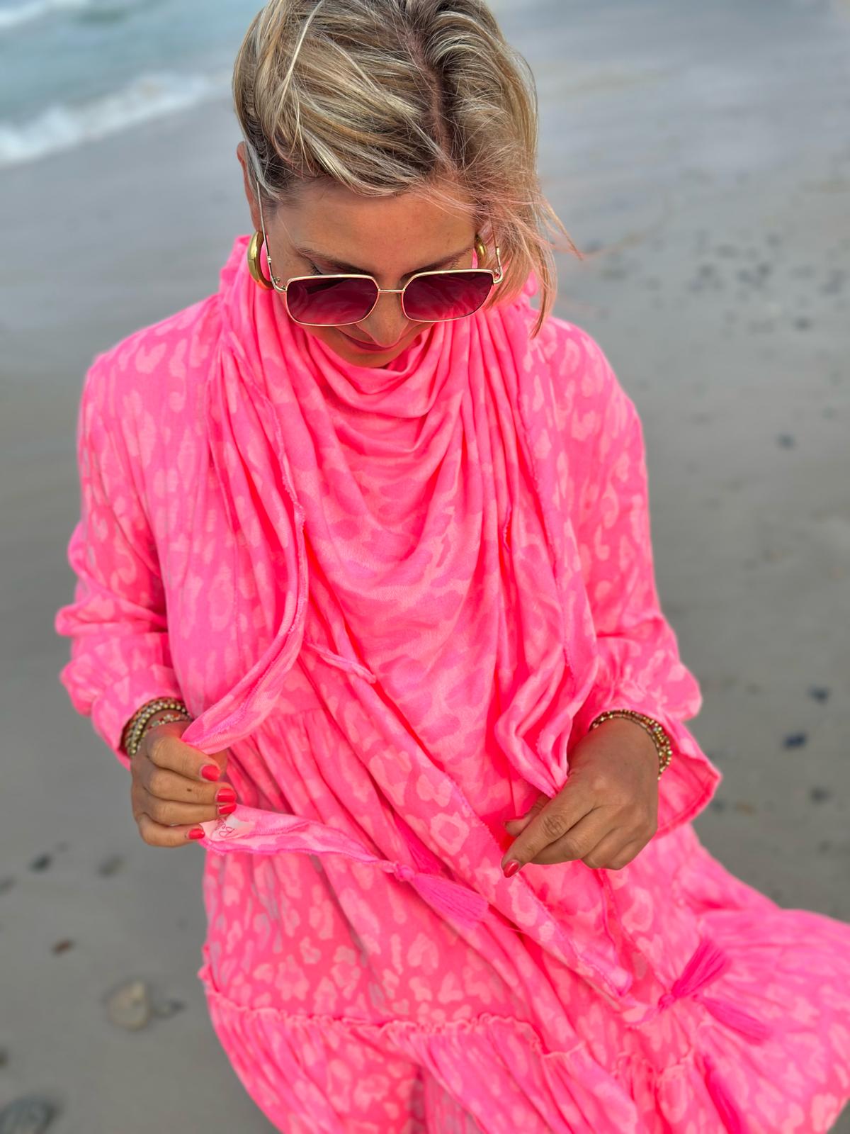 Sommertunika "PINK POWER AND LEO"