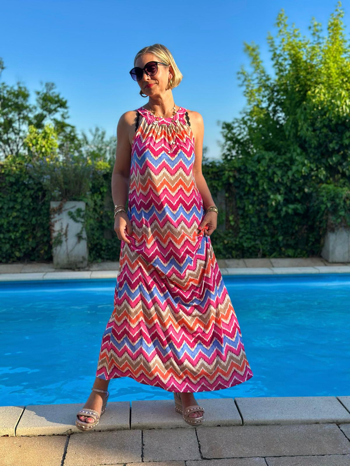 Langes Sommerkleid "ZIK ZAK"