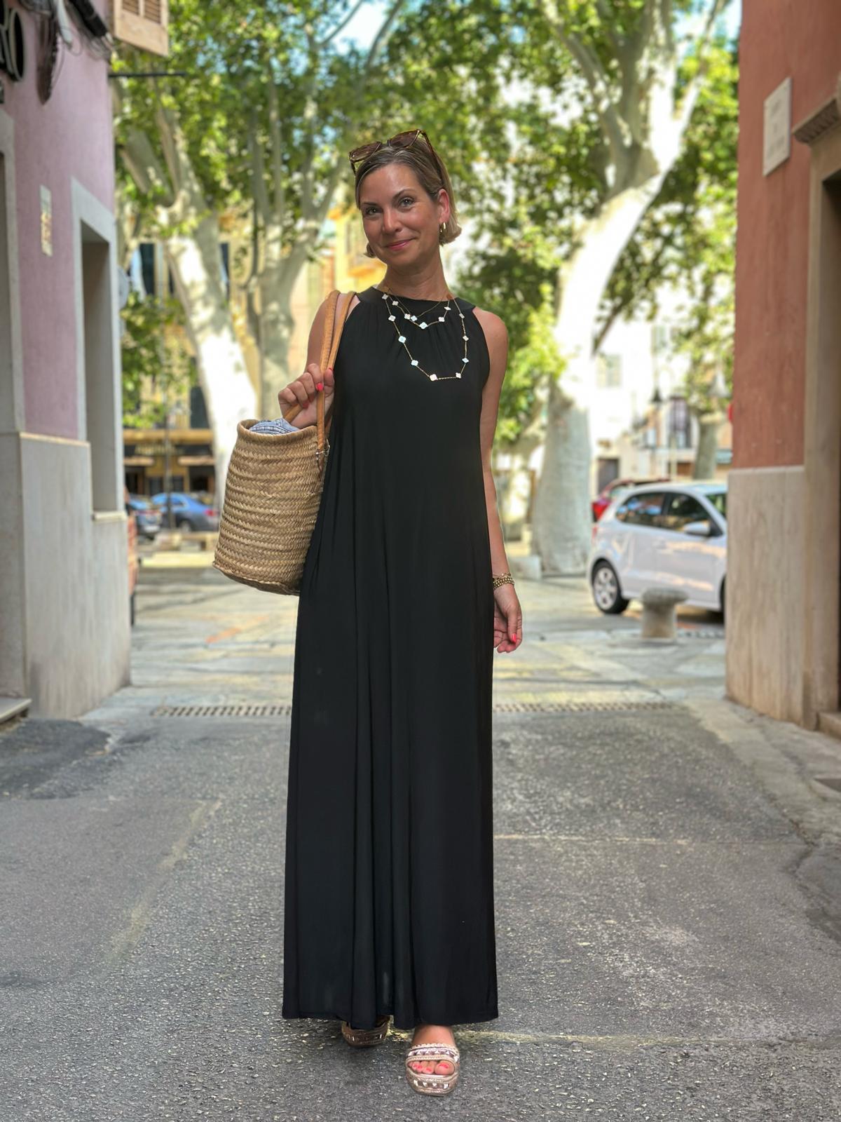 Langes Sommerkleid "CLASSY BLACK"