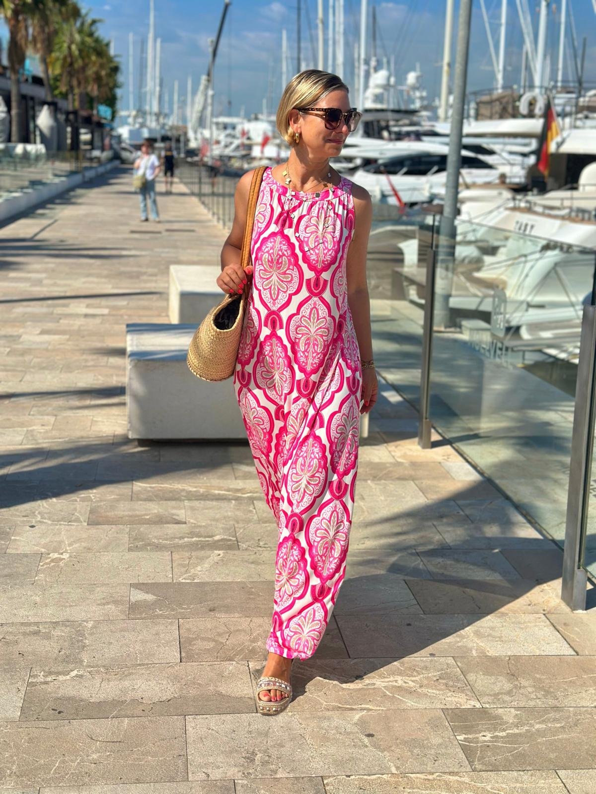 Langes Sommerkleid "PINKY"
