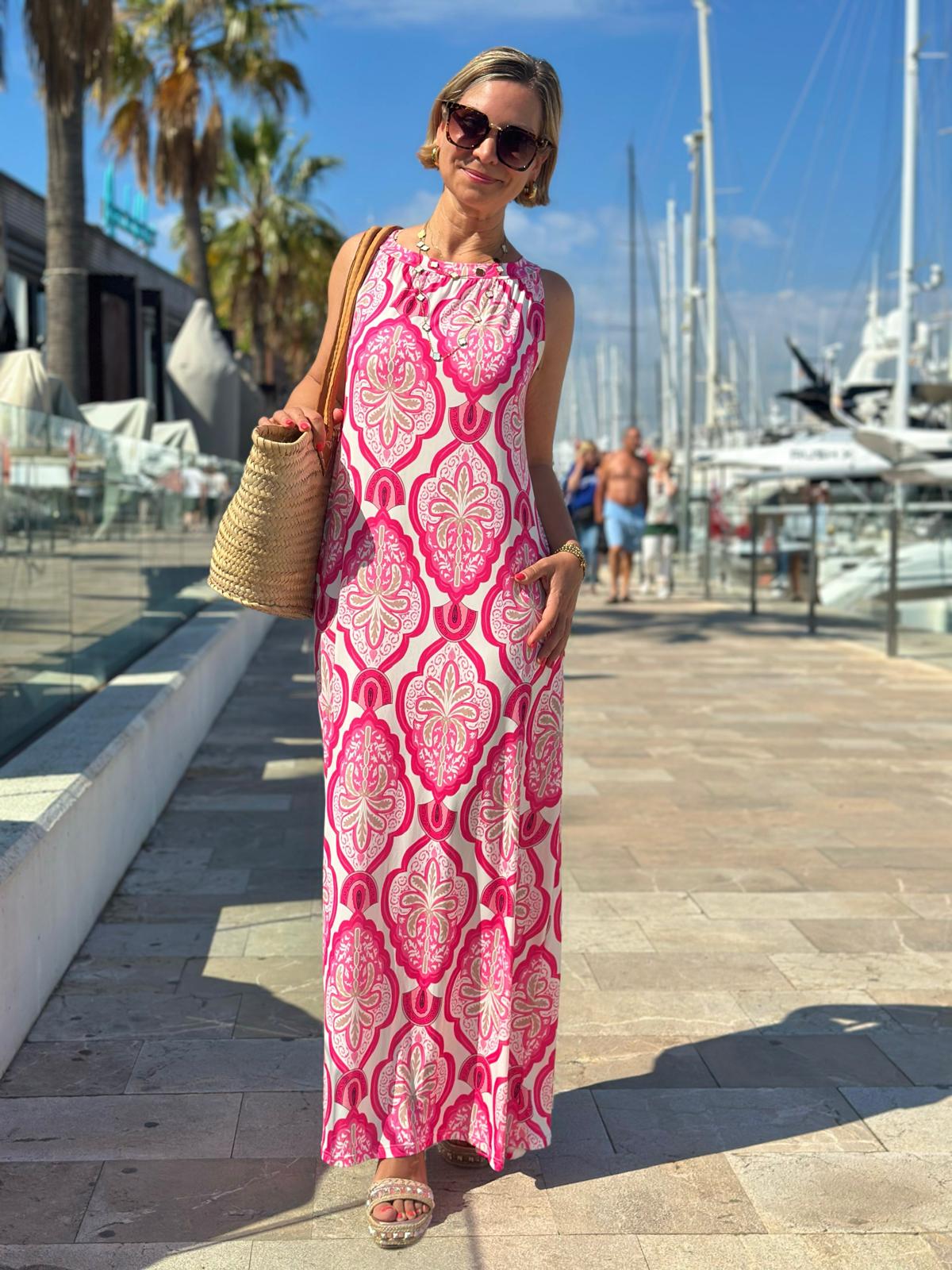 Langes Sommerkleid "PINKY"